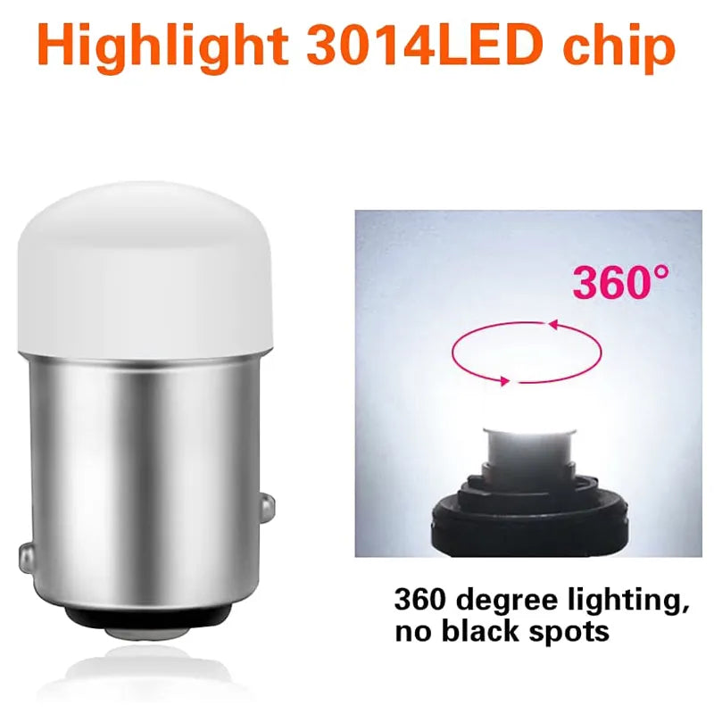 1 PCS P21/5W Ba15S 1156 LED Bulb