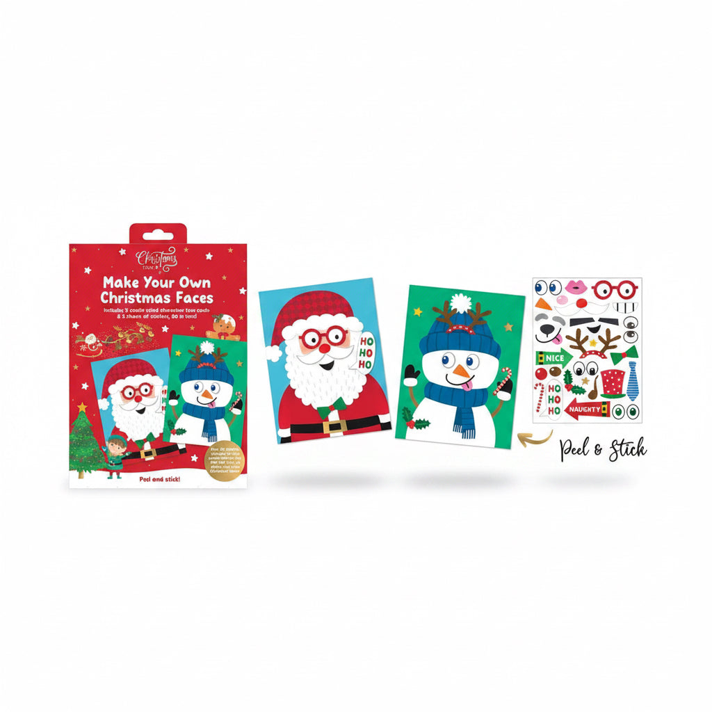 Make your own Christmas faces