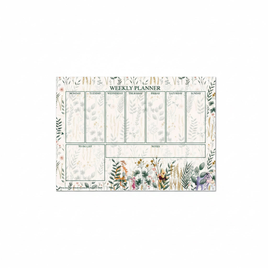 Winnie the Pooh A4 desk planner pad