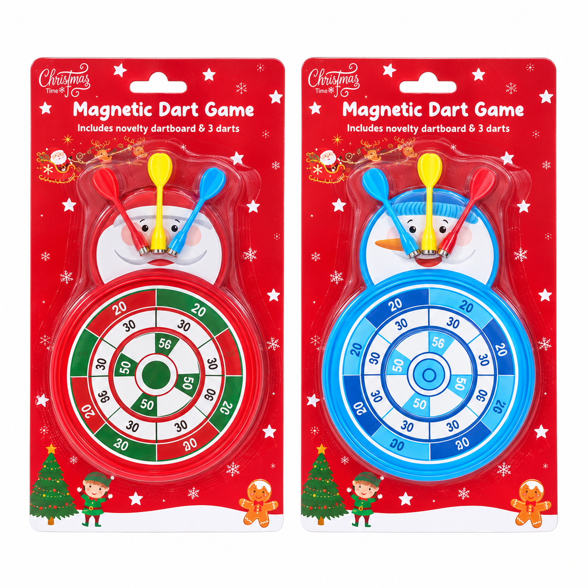 Christmas magnetic dart game