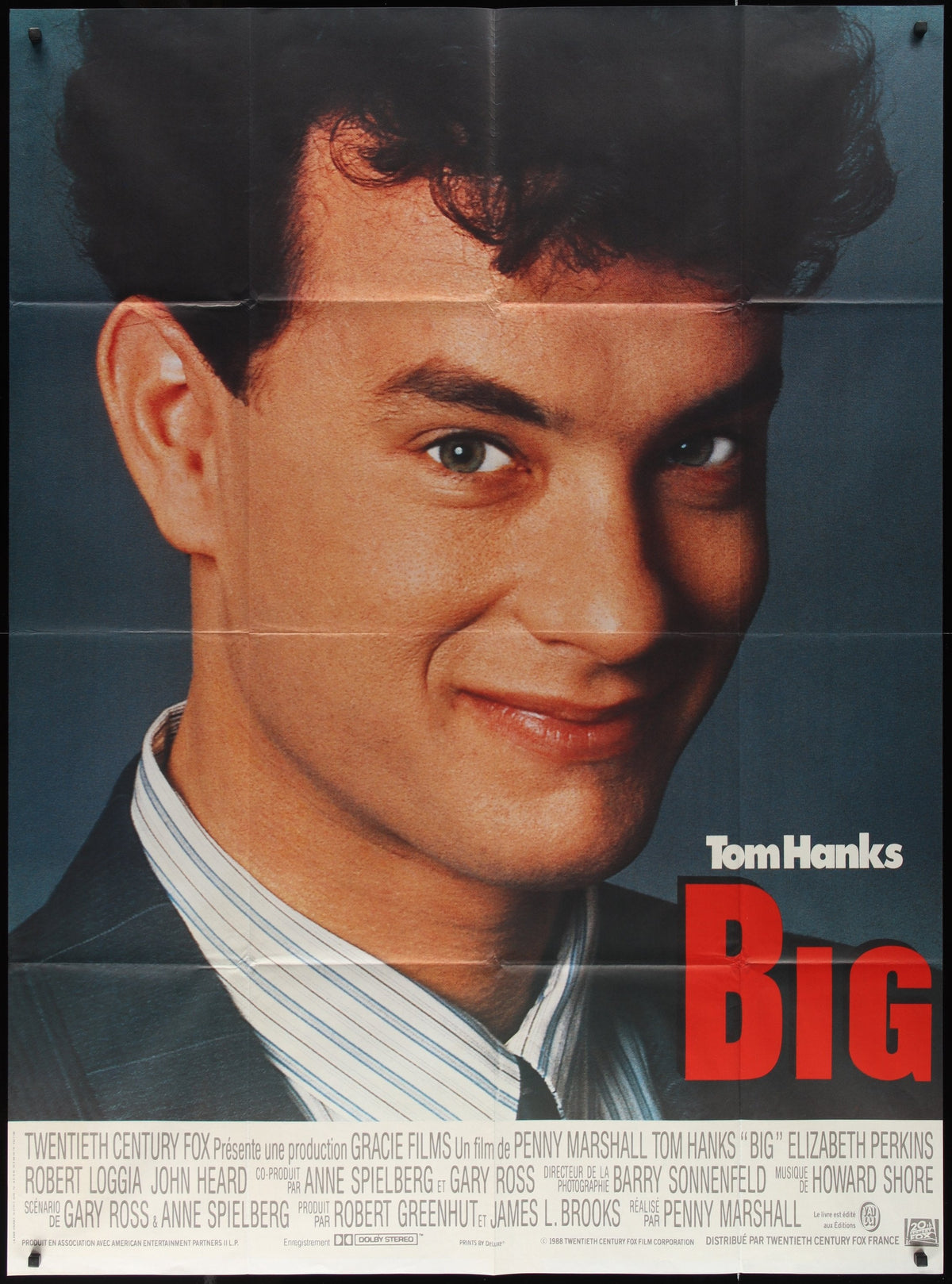 Big (1988) Original French Grande Movie Poster 116 x 157 cm