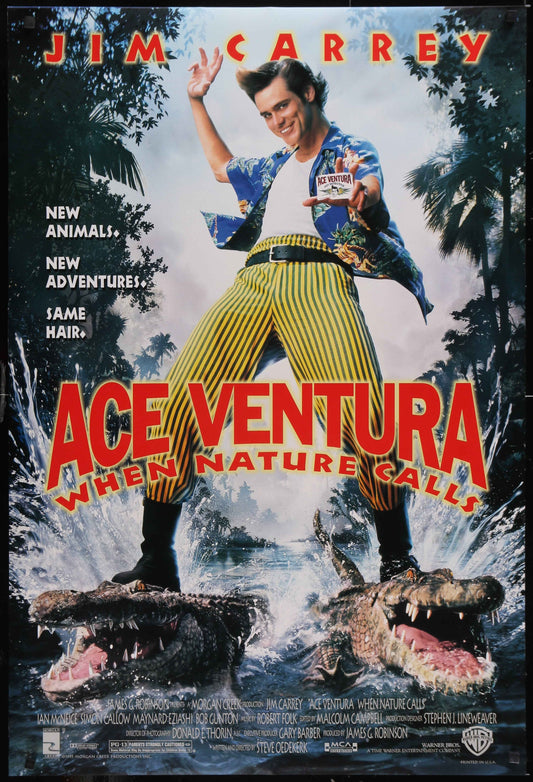 Ace Ventura: When Nature Calls (1995) Original US One Sheet Movie Poster