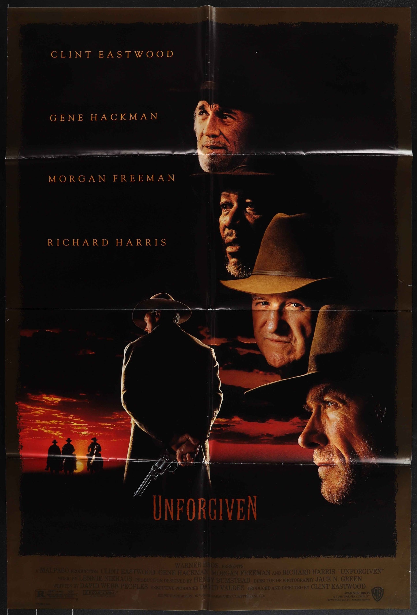 Unforgiven (1992) Original US One Sheet Movie Poster