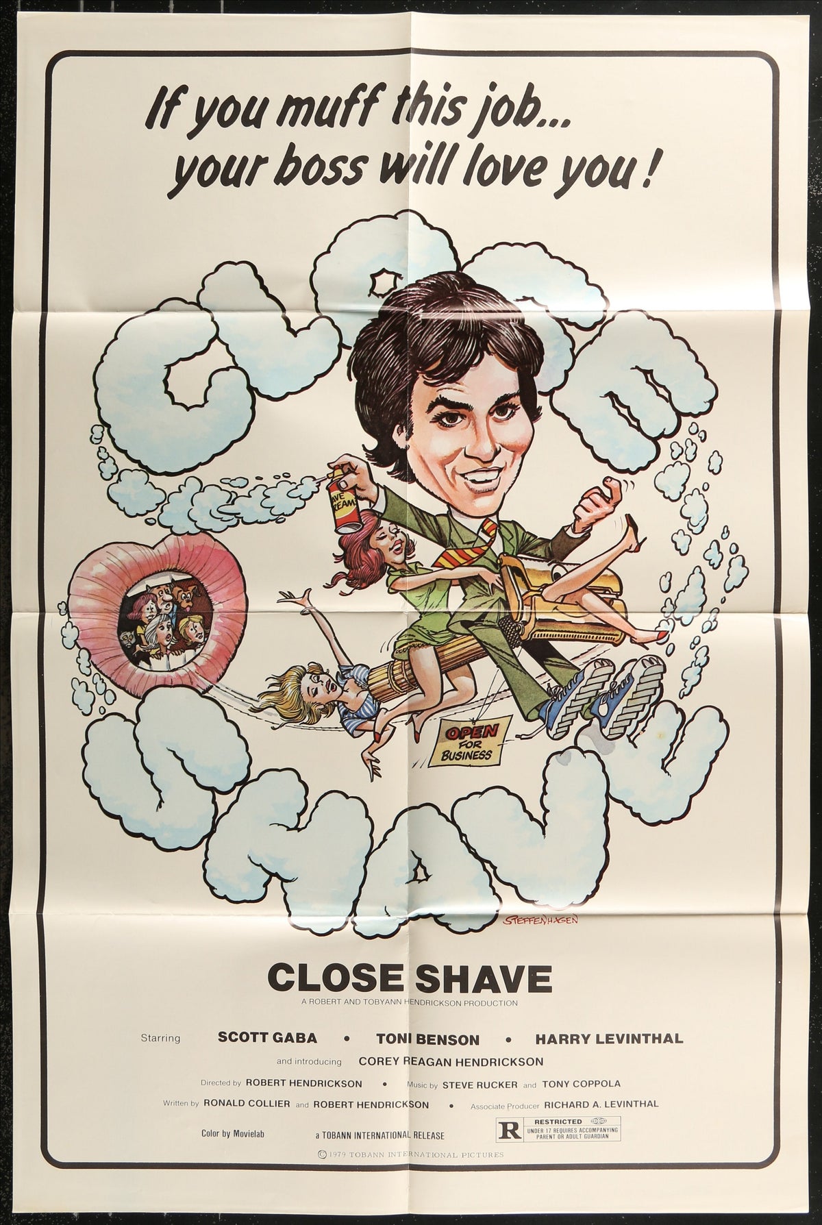 Close Shave (1979) Original US One Sheet Movie Poster
