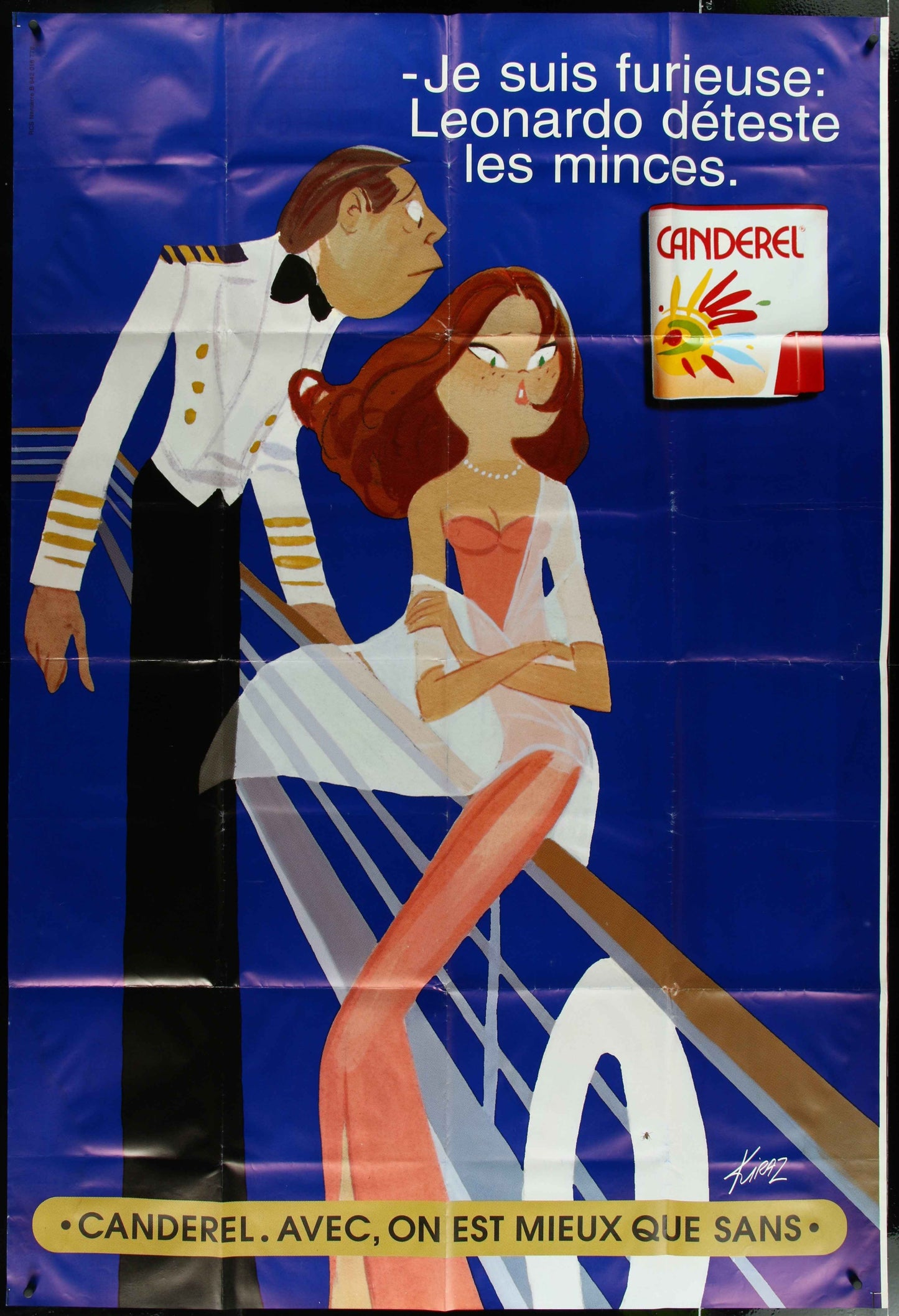 Canderel (1995) Original French Advertising Poster