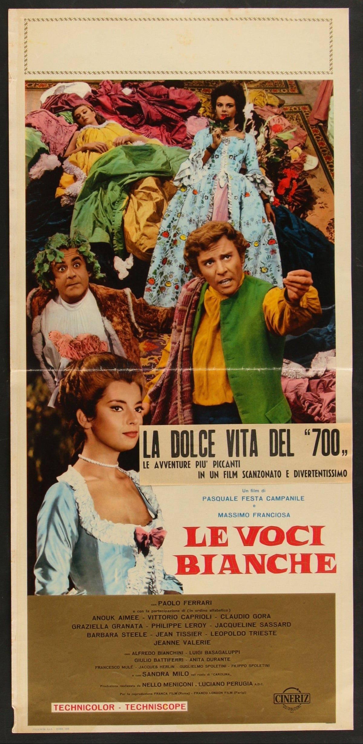White Voices (1964) Original Italian Locandina Movie Poster