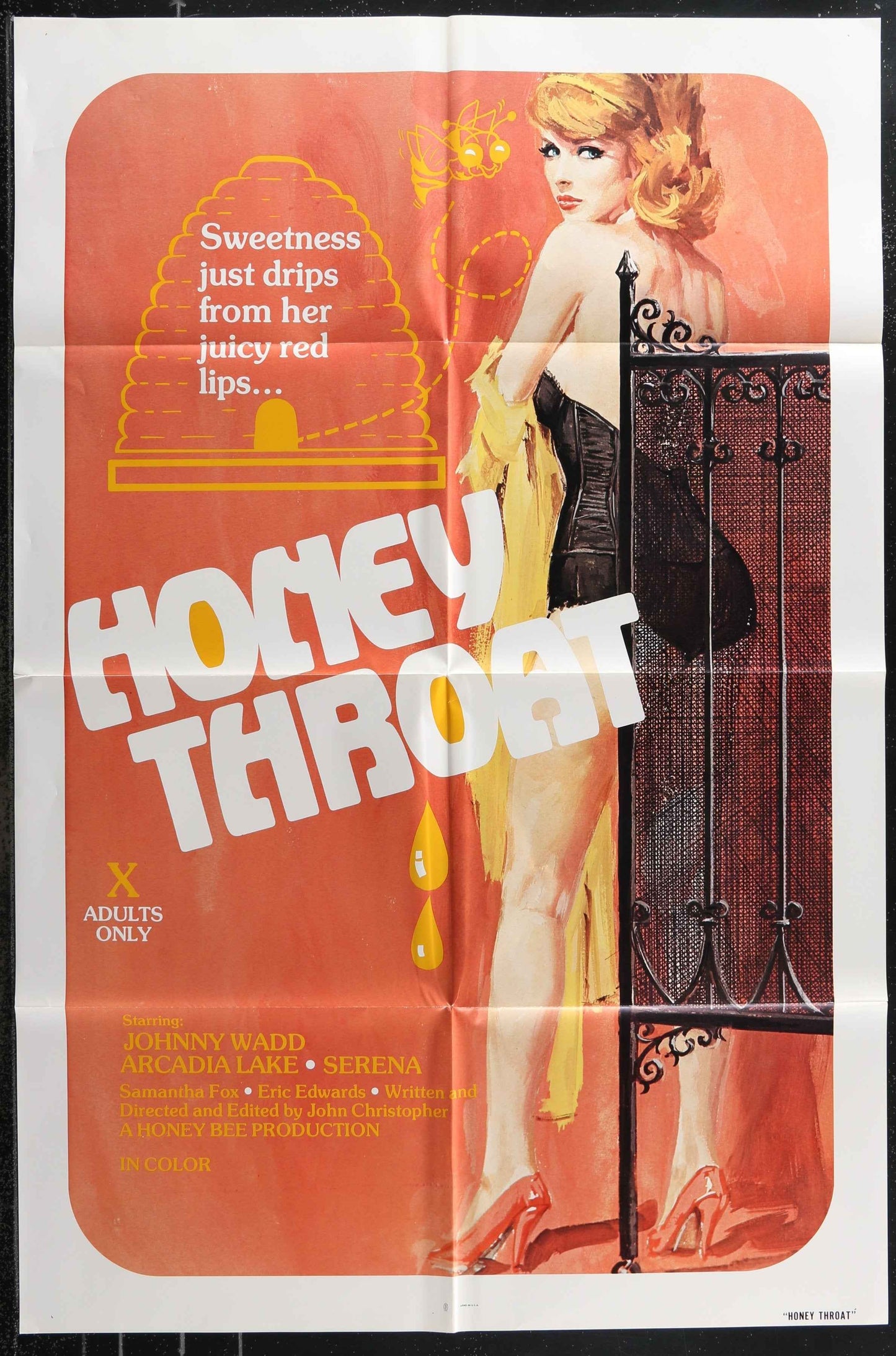 Honey Throat (1980) Original US One Sheet Movie Poster