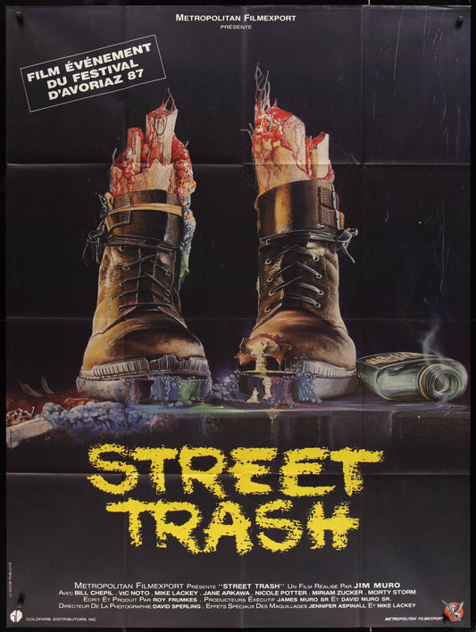 Street Trash (1987) Original French One Panel Movie Poster