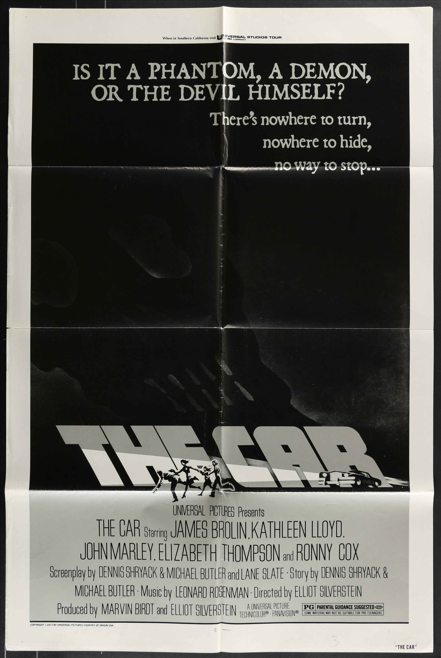 The Car (1977) Original US One Sheet Movie Poster