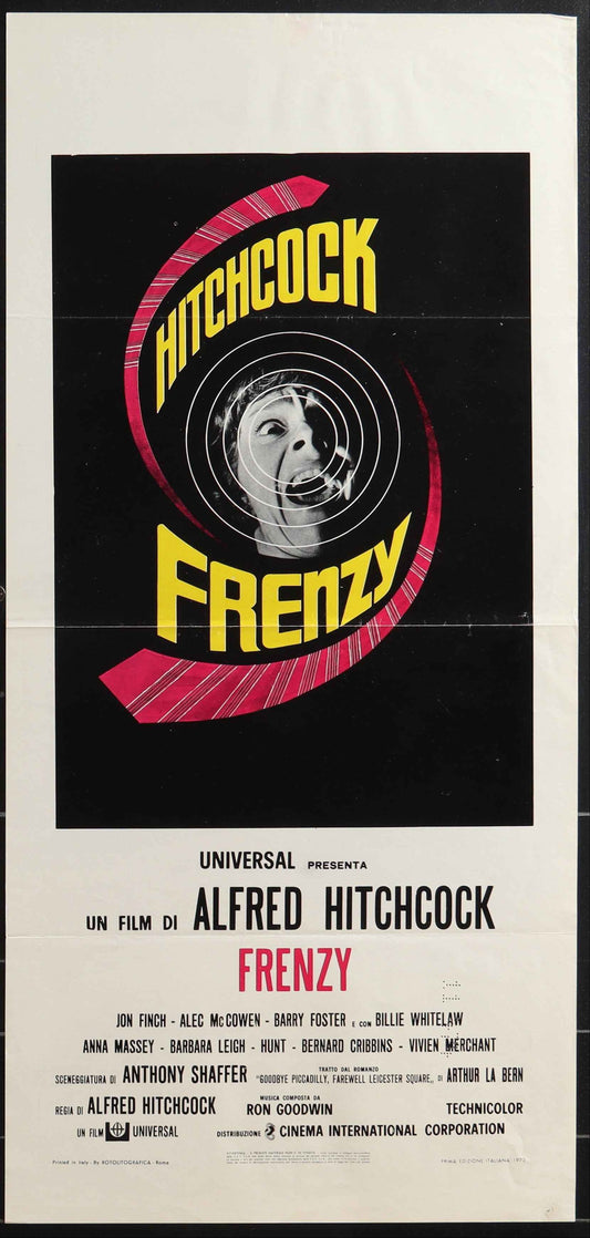Frenzy (1972) Original Italian Locandina Movie Poster