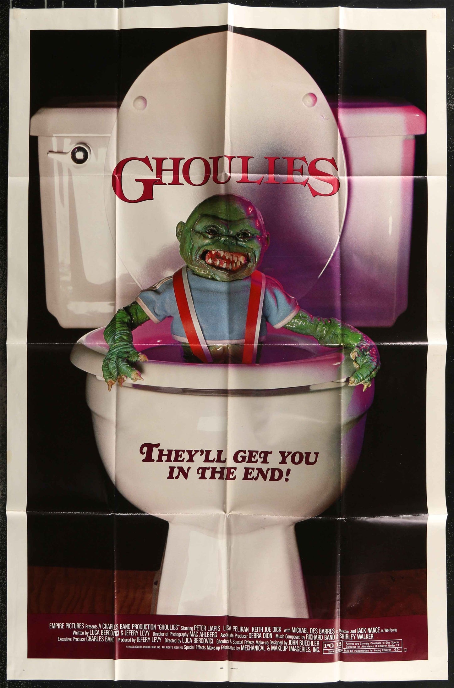 Ghoulies (1985) Original US One Sheet Movie Poster