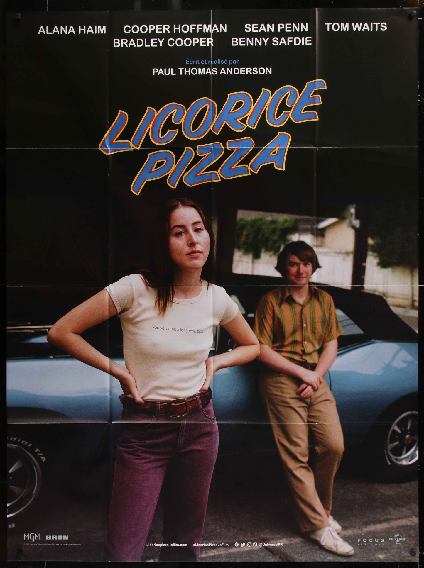 Licorice Pizza (2021) Original French One Panel Movie Poster