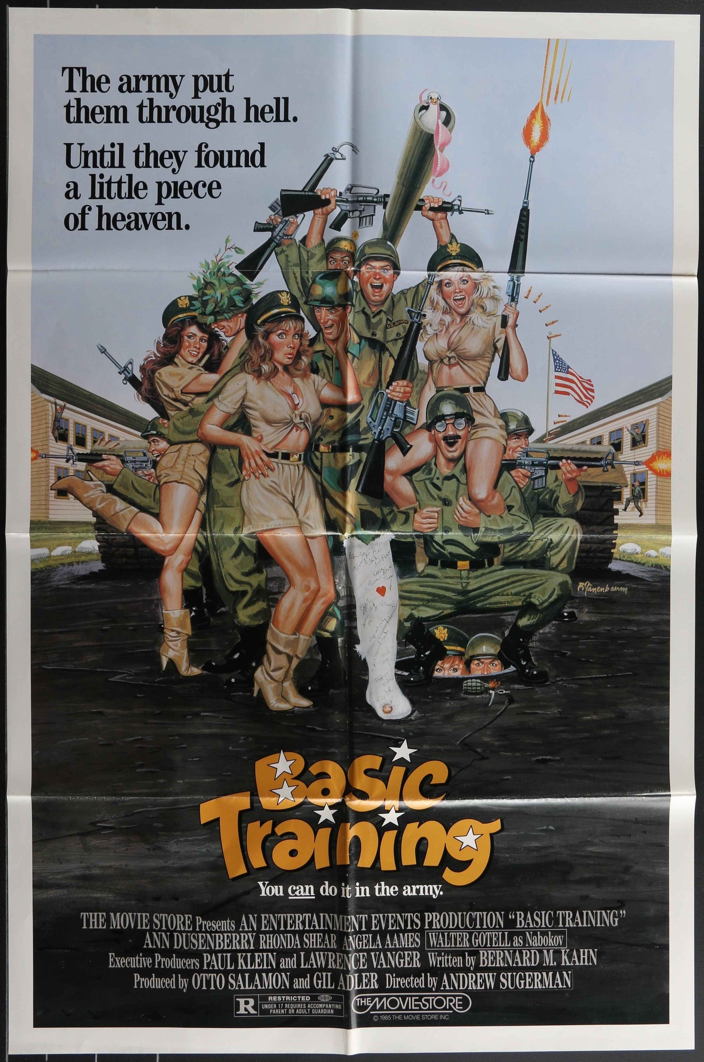 Basic Training (1985) Original US One Sheet Movie Poster