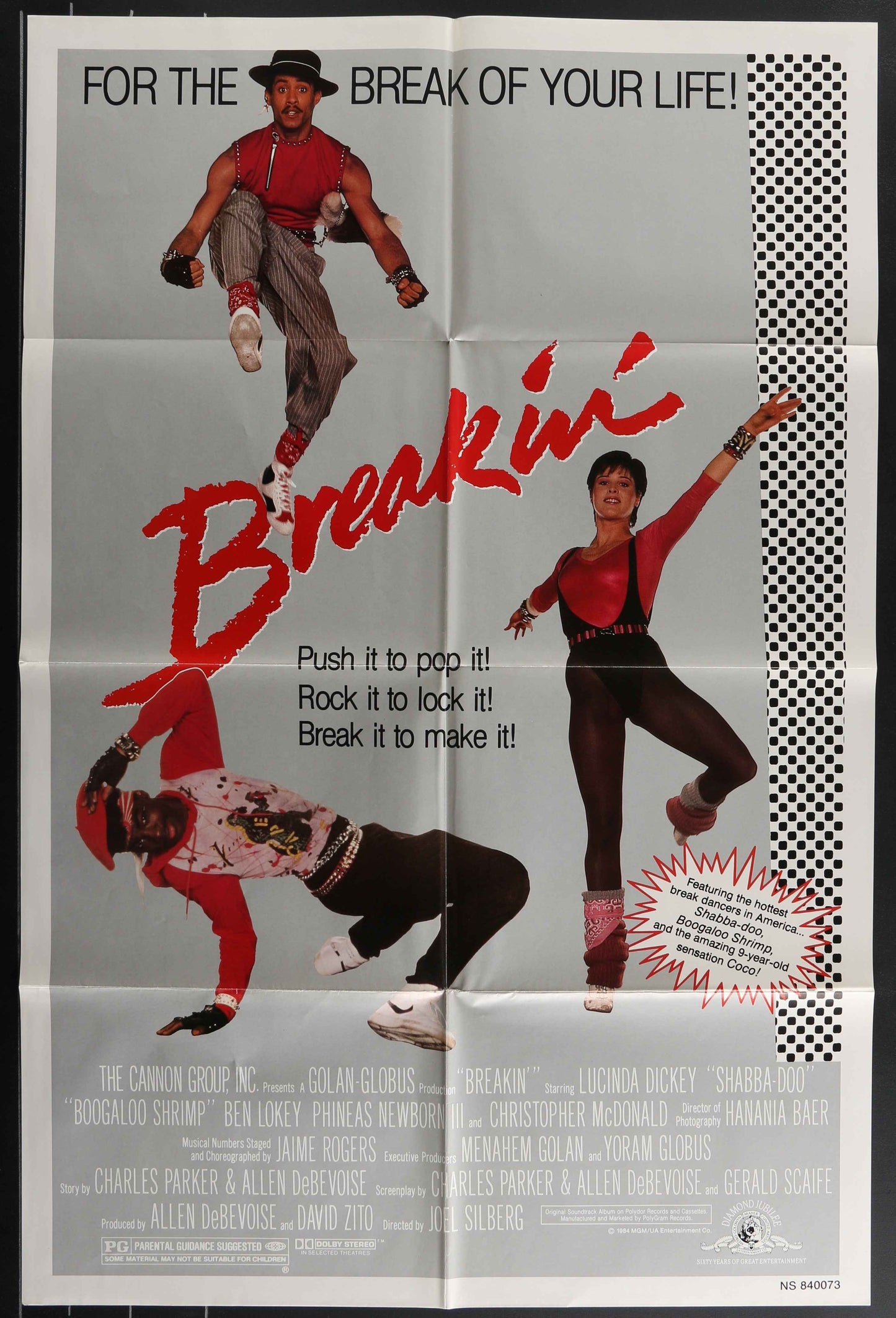 Breakin' (1984) Original US One Sheet Movie Poster