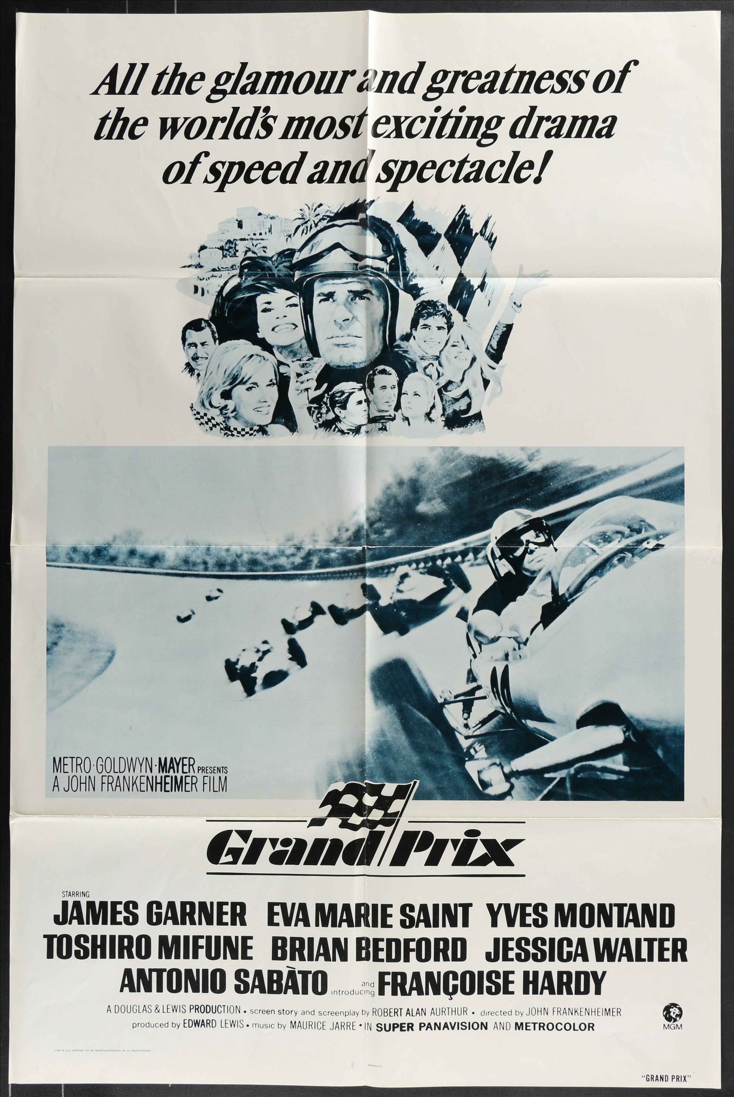 Grand Prix (1971 RR) Original US One Sheet Movie Poster