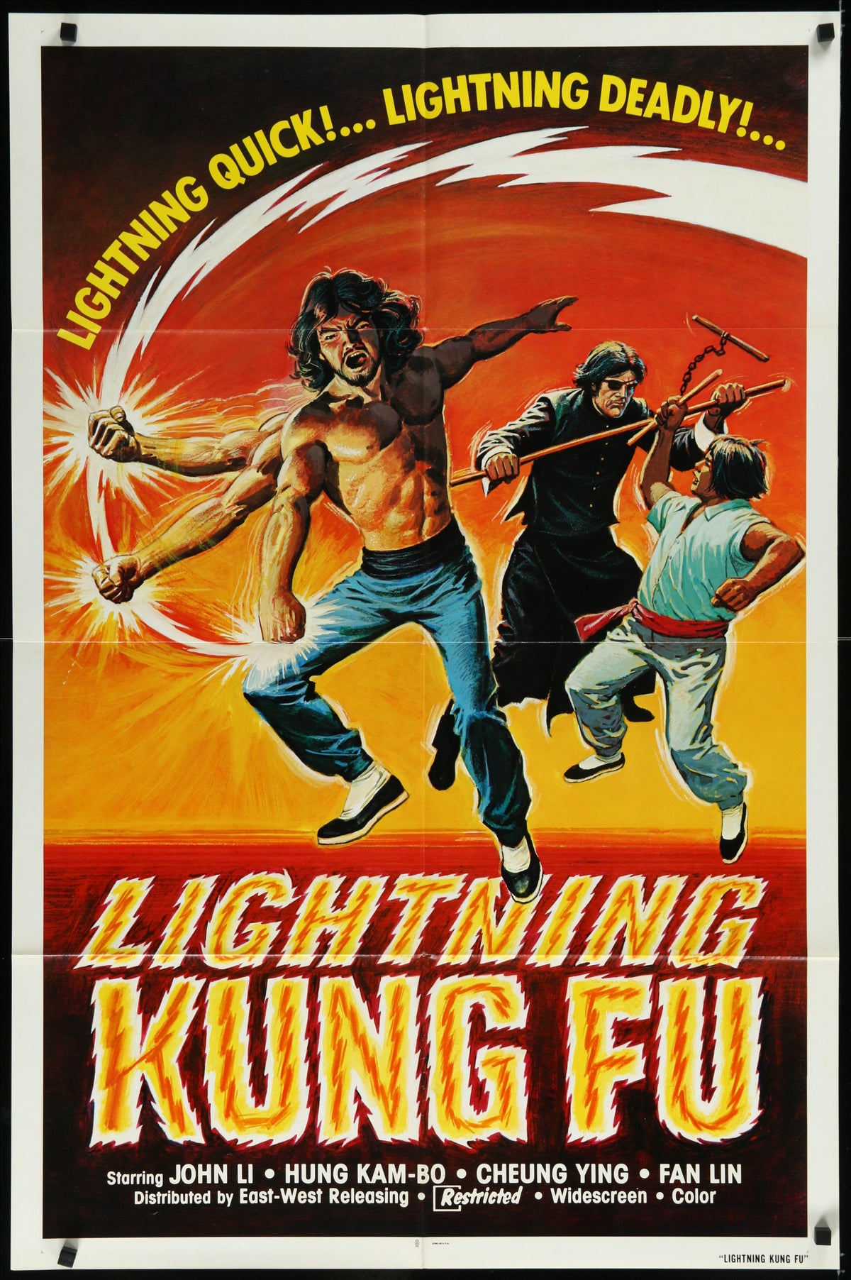 Lightning Kung Fu (1980) Original US One Sheet Movie Poster