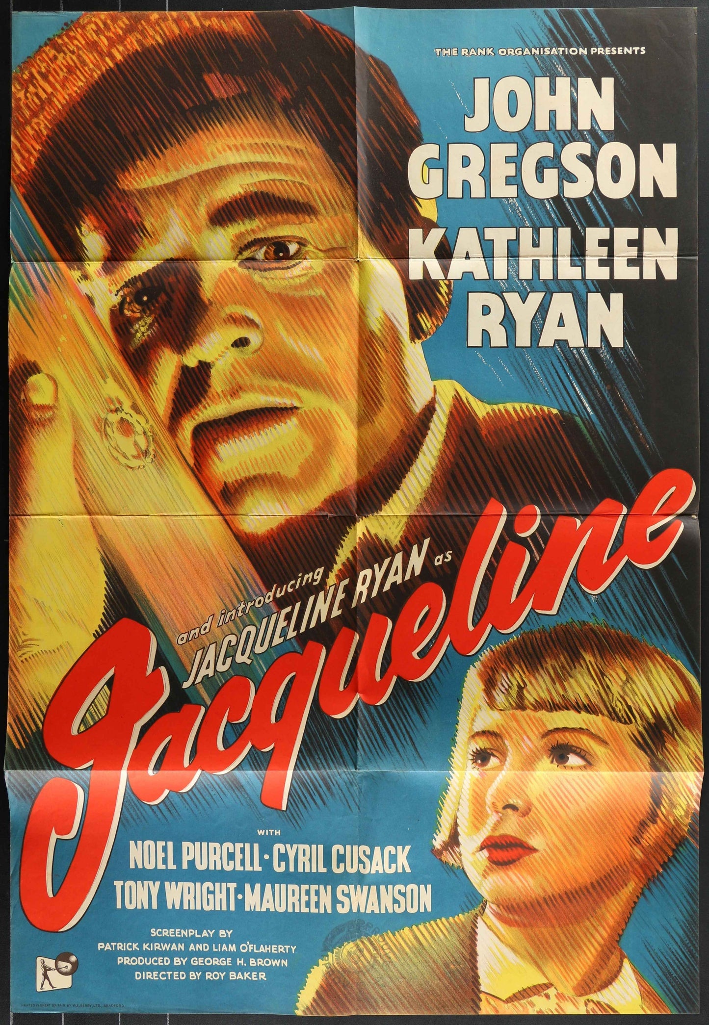 Jacqueline (1956) Original US One Sheet Movie Poster