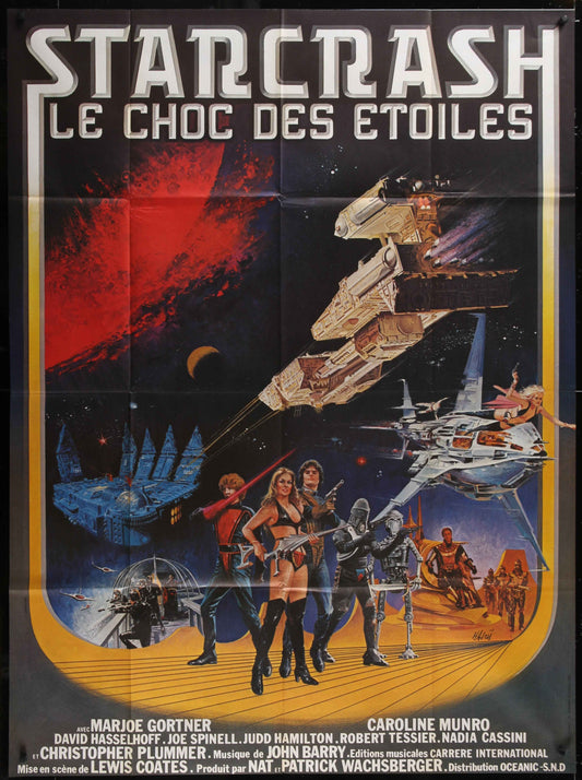 Starcrash (1978) Original French One Panel Movie Poster