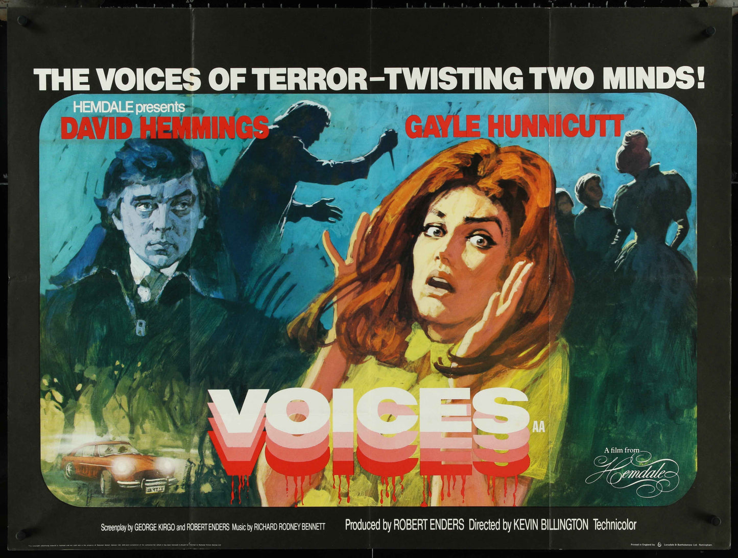 Voices (1973) Original UK Quad Movie Poster