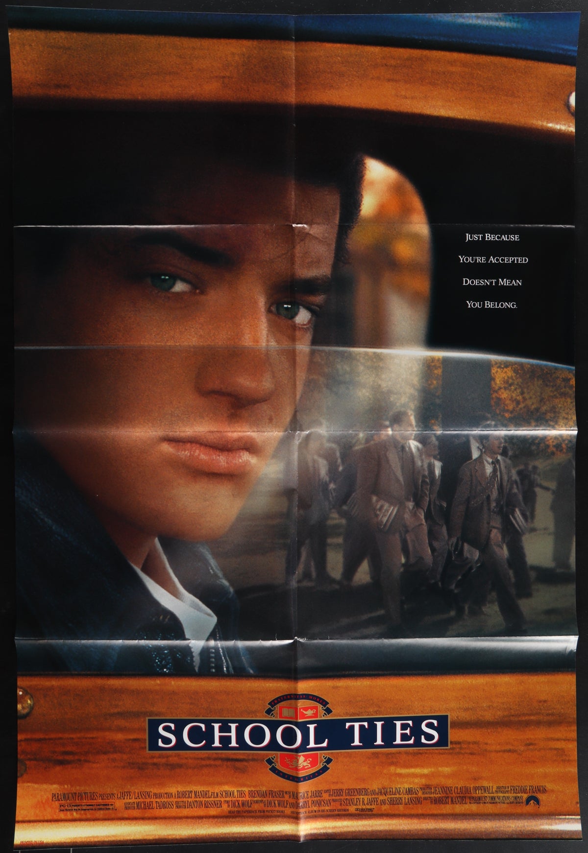 School Ties (1992) Original US One Sheet Movie Poster