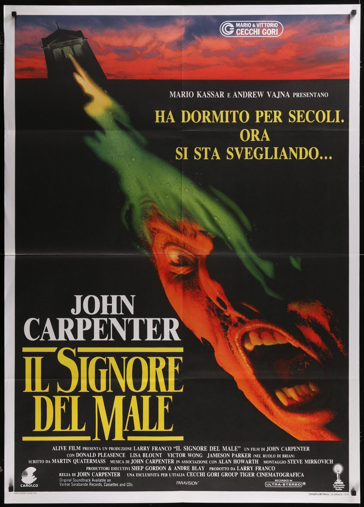 Prince Of Darkness (1988) Original Italian One Panel Movie Poster