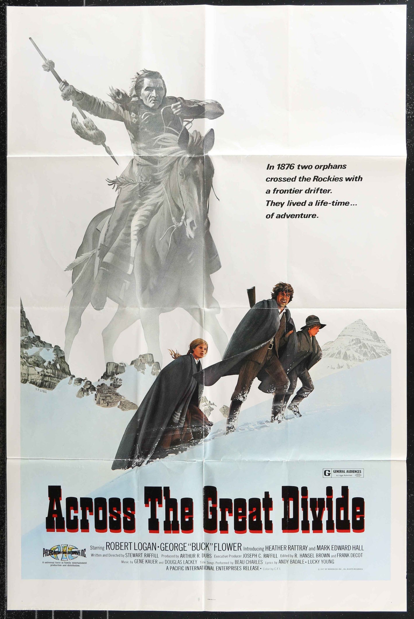 Across The Great Divide (1977) Original US One Sheet Movie Poster