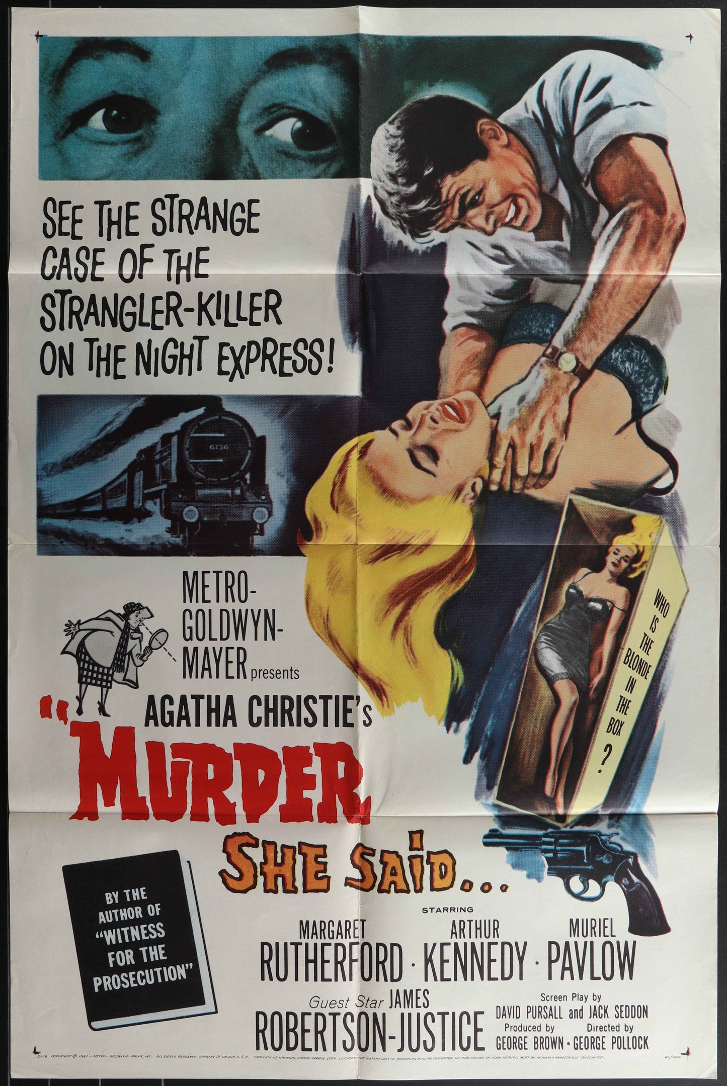 Murder She Said (1961) Original US One Sheet Movie Poster