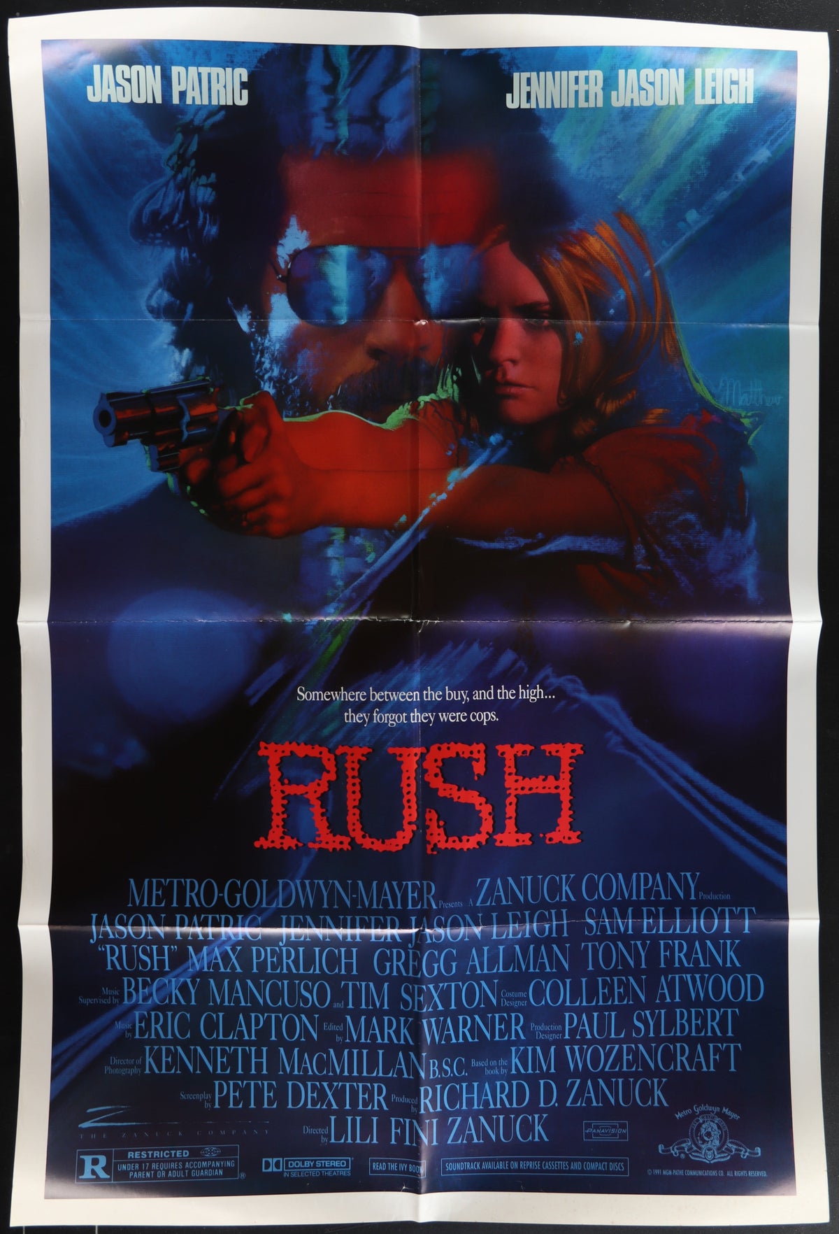 Rush (1991) Original US One Sheet Movie Poster