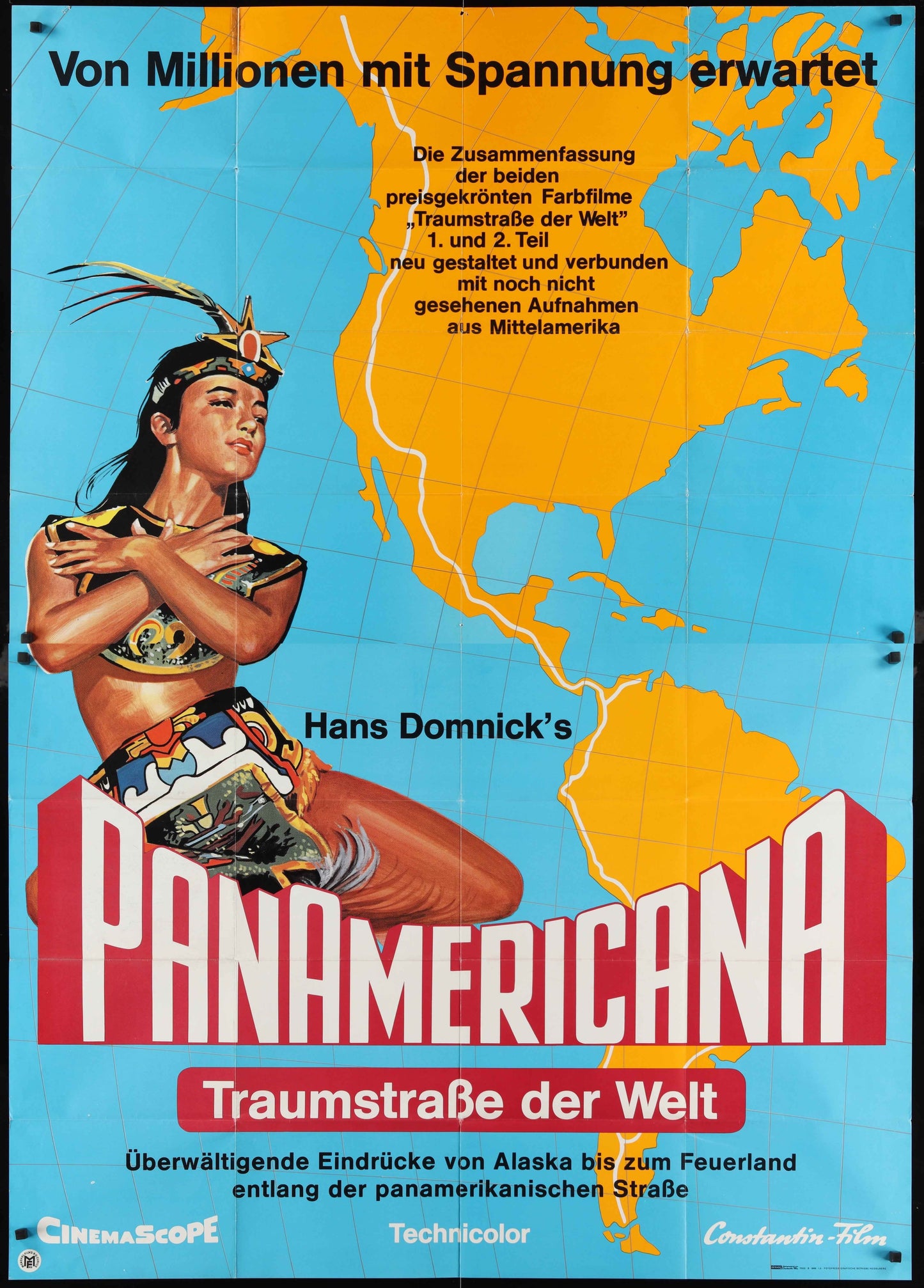 PanAmericana (1968 RR) Original German A00 Movie Poster