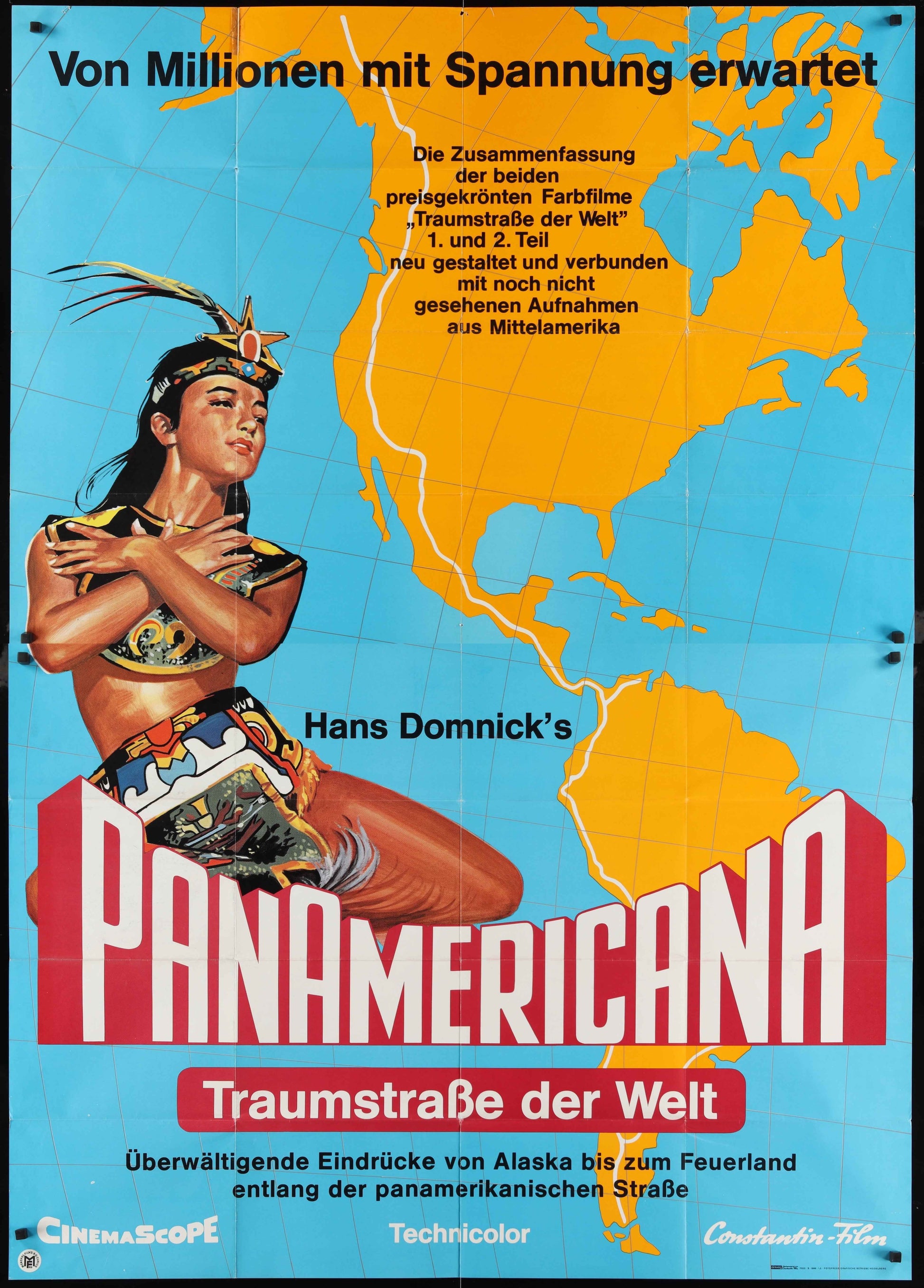 PanAmericana (1968 RR) Original German A00 Movie Poster