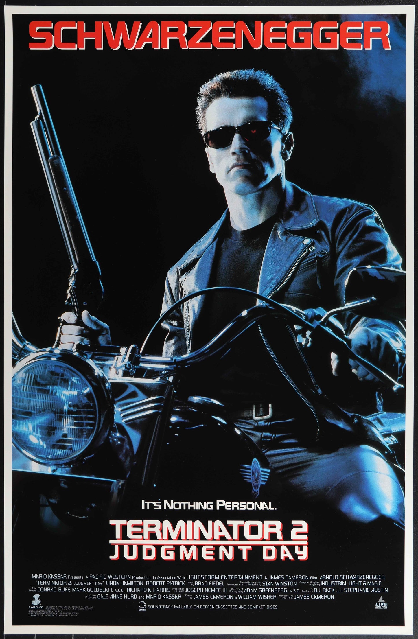 Terminator 2: Judgment Day (1991) Original US Video Store Poster