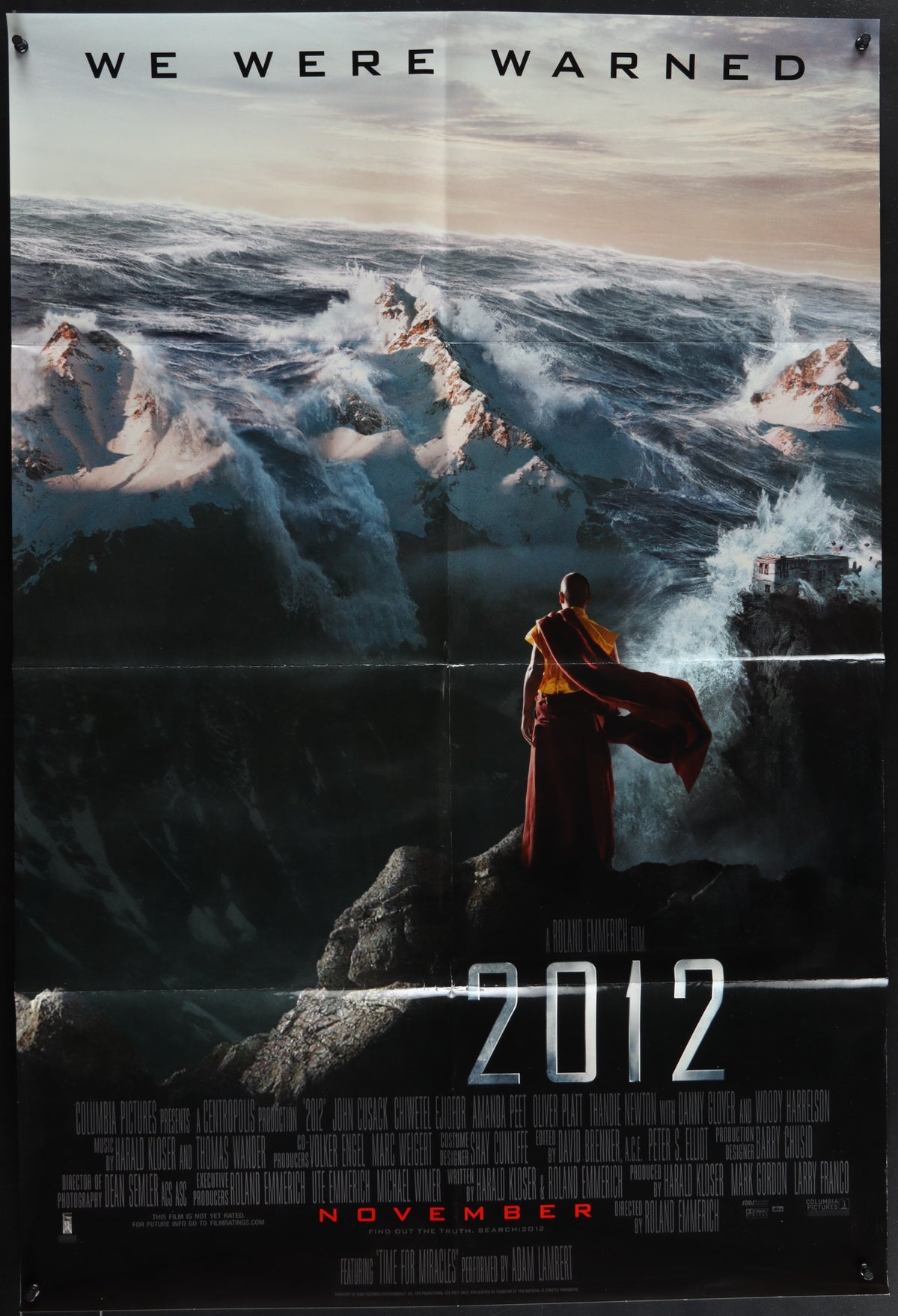 2012 (2009) Original US One Sheet Movie Poster