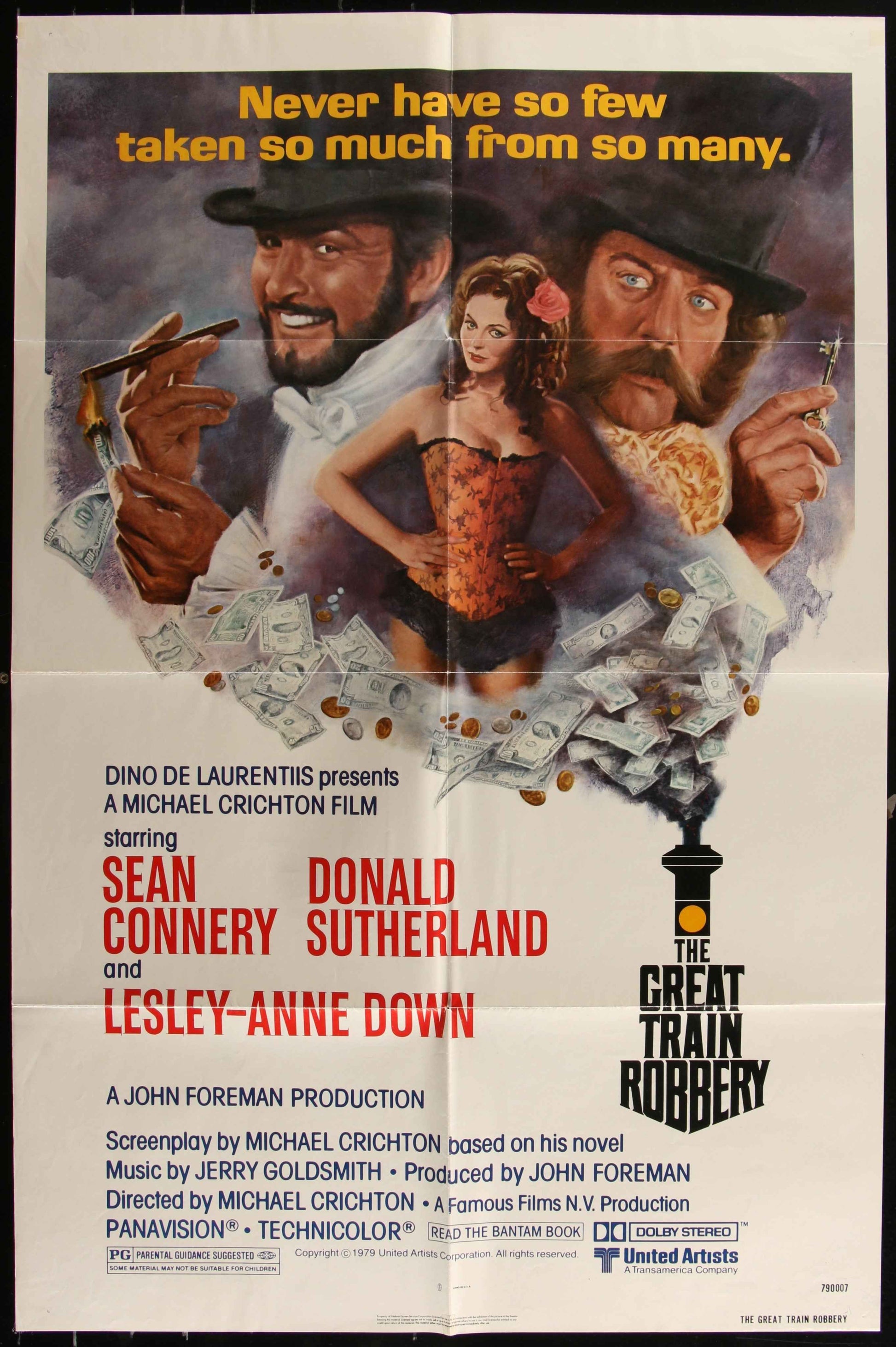 The Great Train Robbery (1979) Original US One Sheet Movie Poster