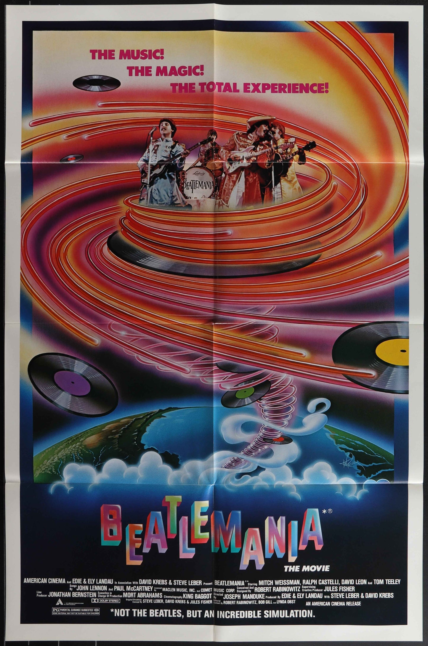 Beatlemania (1981) Original US One Sheet Movie Poster