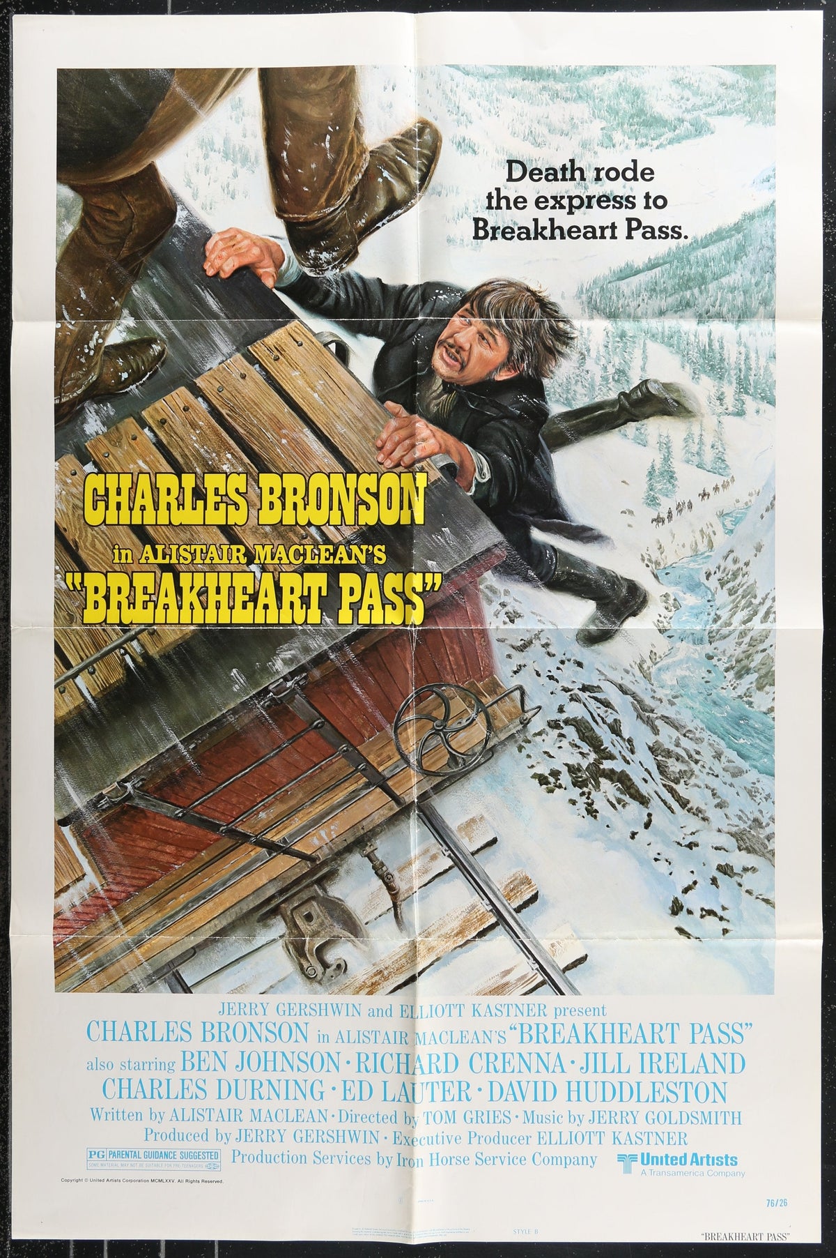 Breakheart Pass (1976) Original US One Sheet Movie Poster
