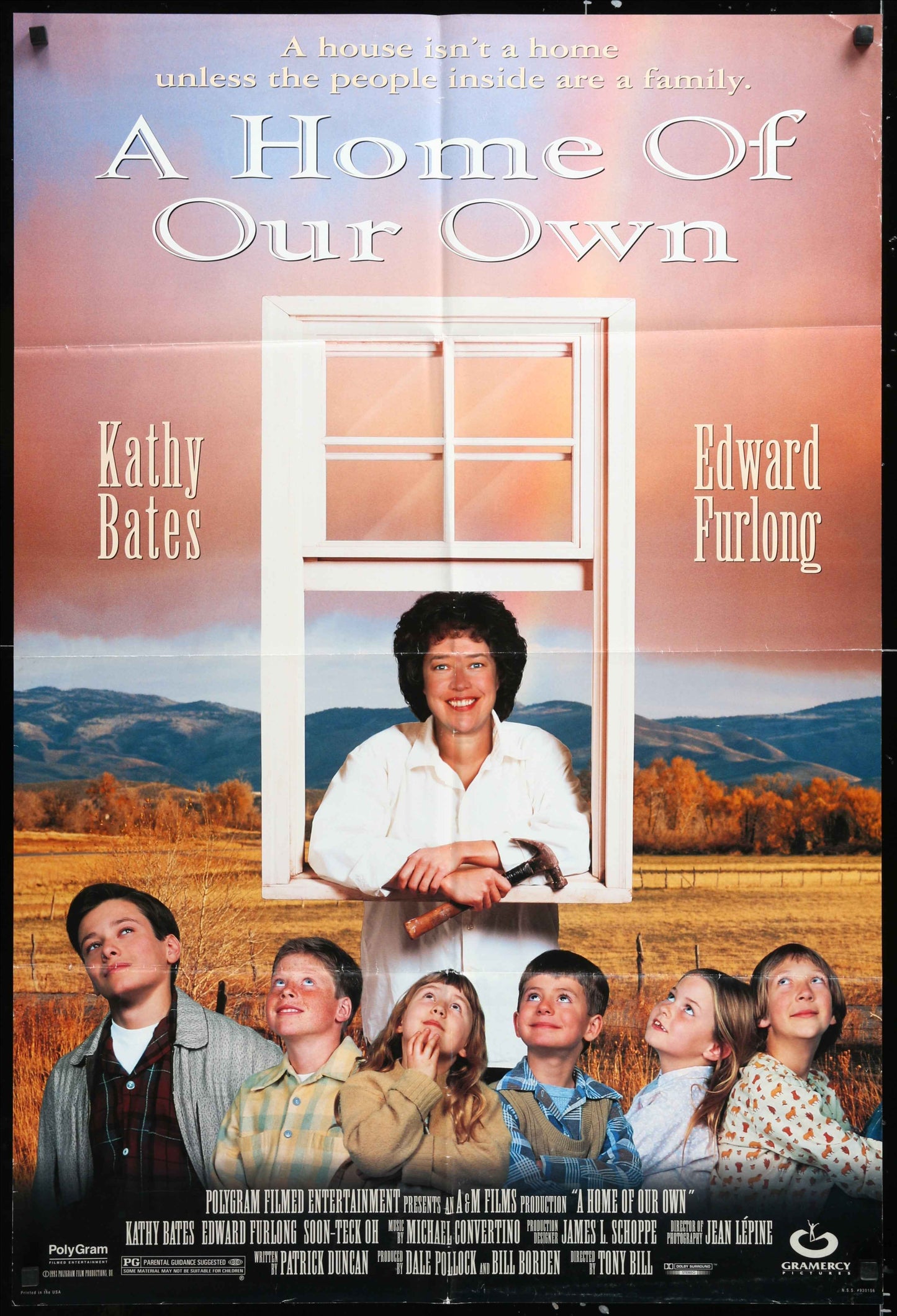 A Home Of Our Own (1993) Original US One Sheet Movie Poster