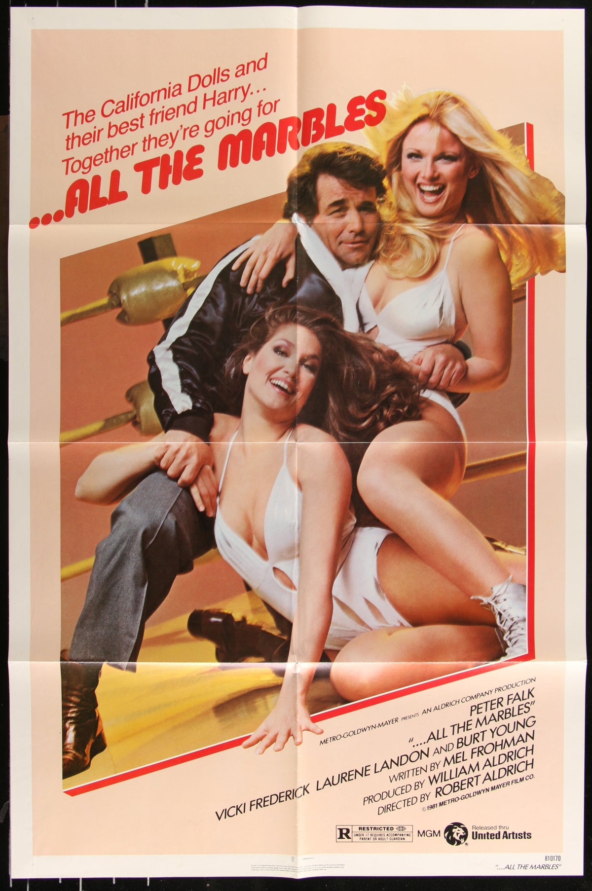 All The Marbles (1981) Original US One Sheet Movie Poster
