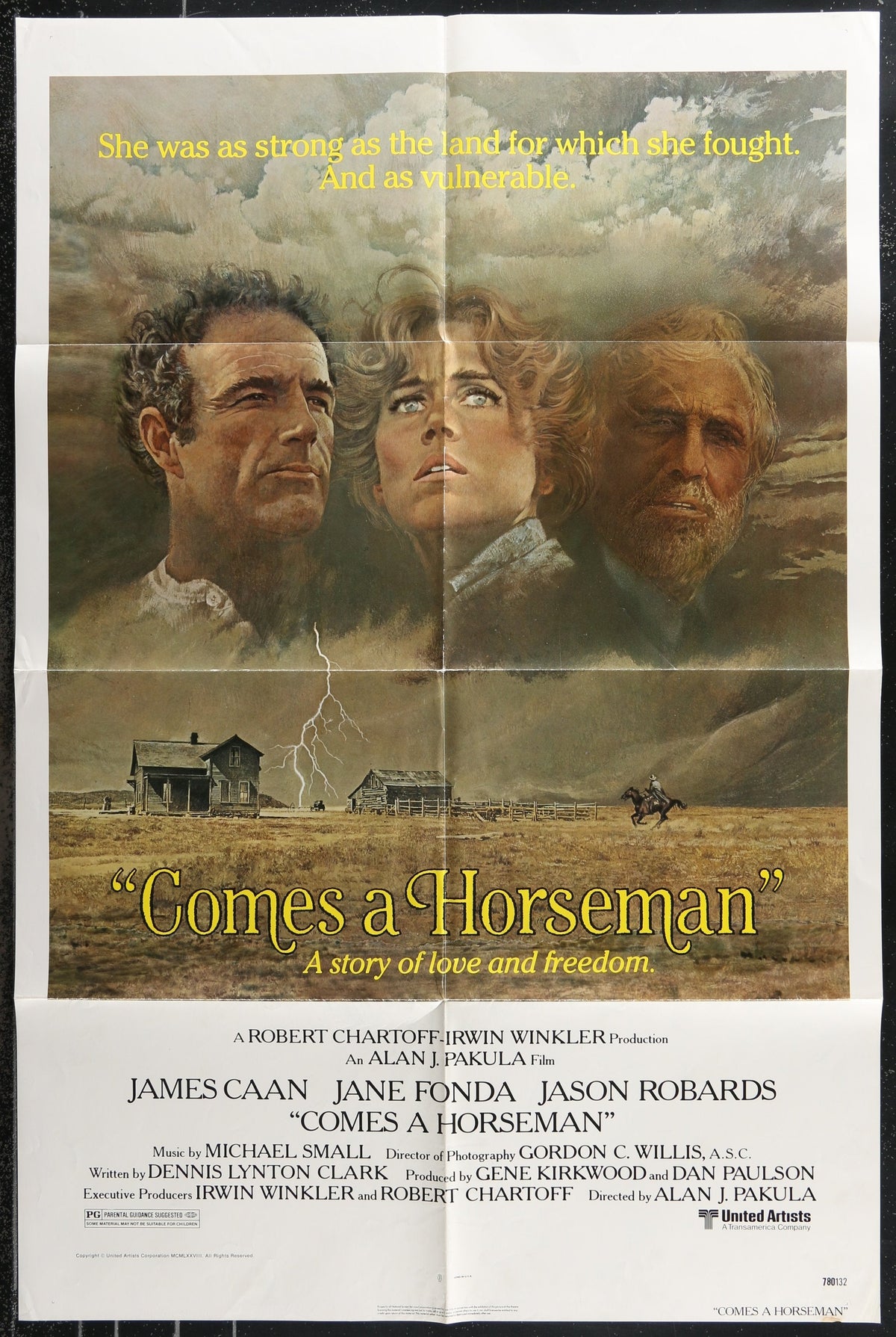 Comes A Horseman (1978) Original US One Sheet Movie Poster