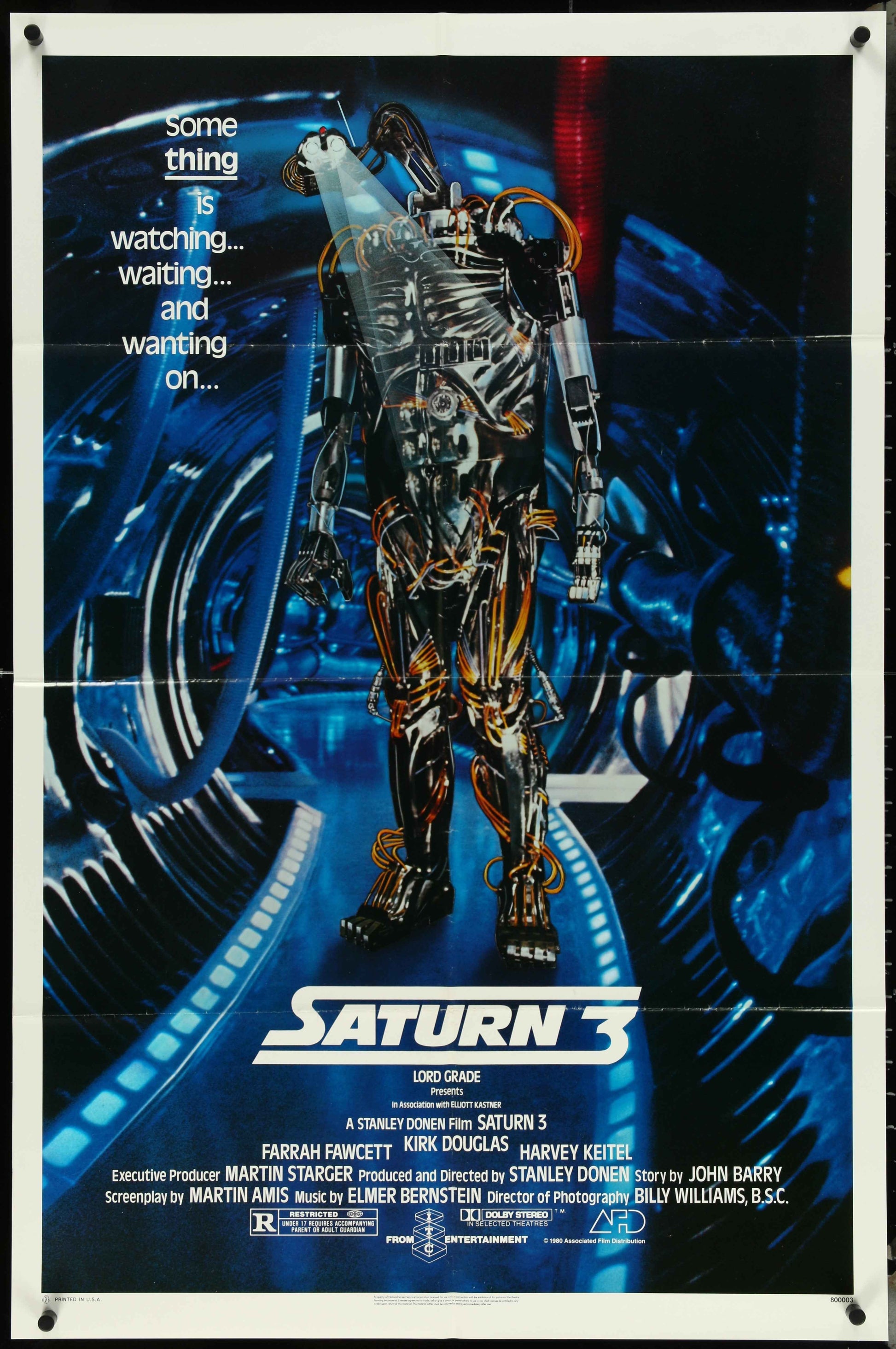 Saturn 3 (1980) Original US One Sheet Movie Poster