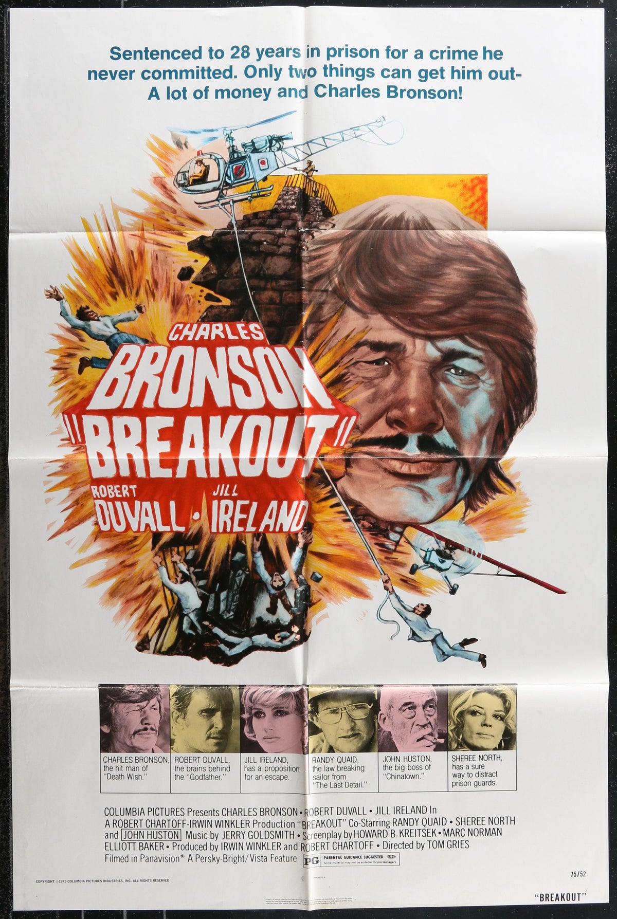 Breakout (1975) Original US One Sheet Movie Poster