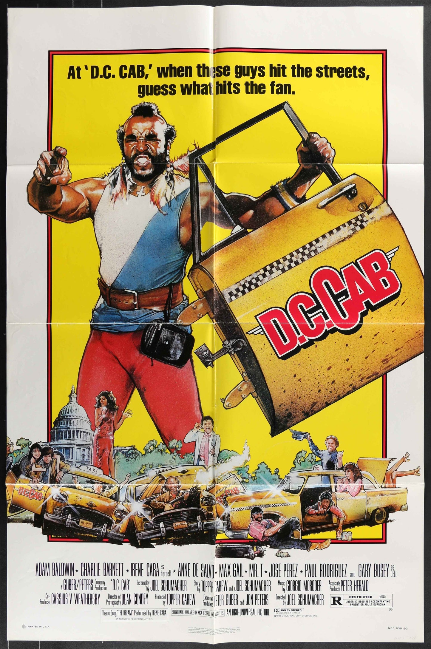 D.C. Cab (1983) Original US One Sheet Movie Poster