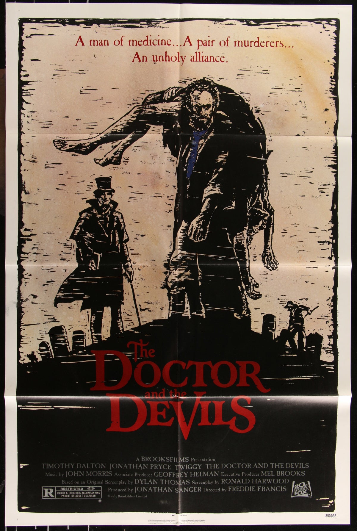 The Doctor And The Devils (1985) Original US One Sheet Movie Poster