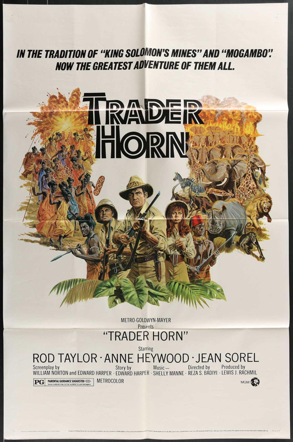 Trader Horn (1973) Original US One Sheet Movie Poster