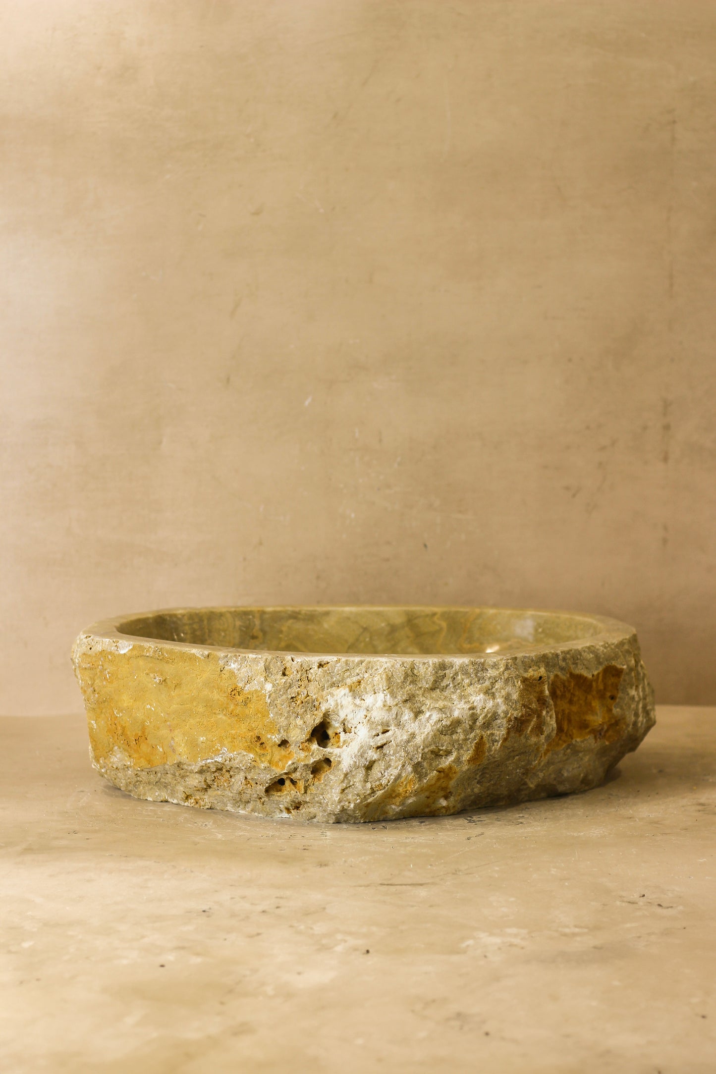 Raw Edge Onyx Wash Basin - No 4