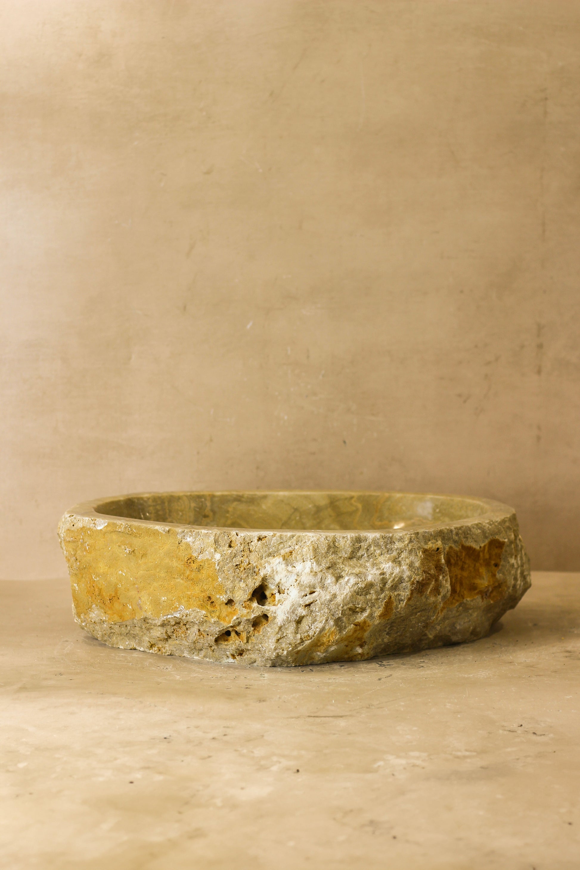 Raw Edge Onyx Wash Basin - No 4
