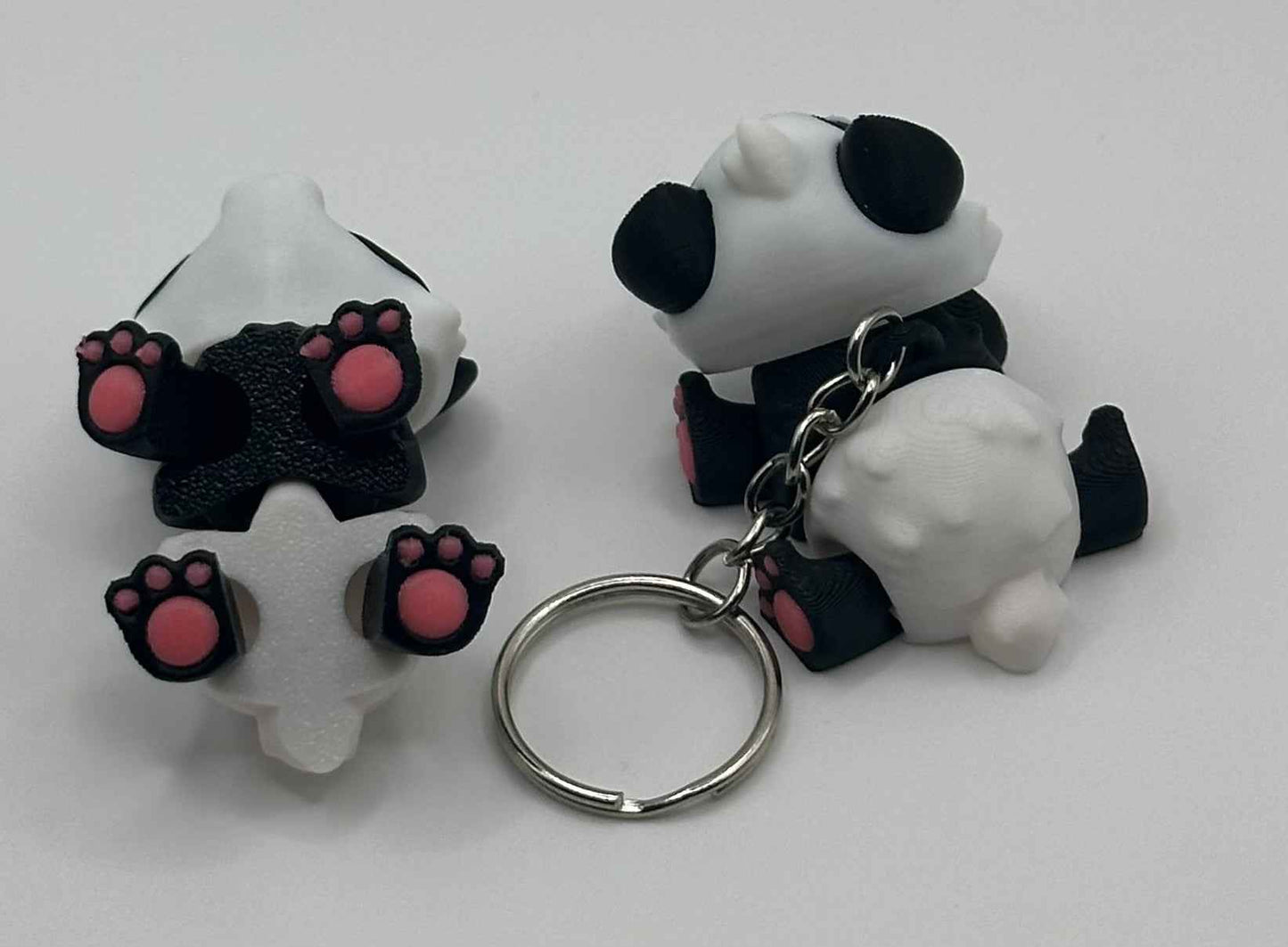 3D Printed Flexi Panda | Articulated Fidget Toy | Desk Buddy | Cute Keychain | Keyring Gift for Panda Lovers
