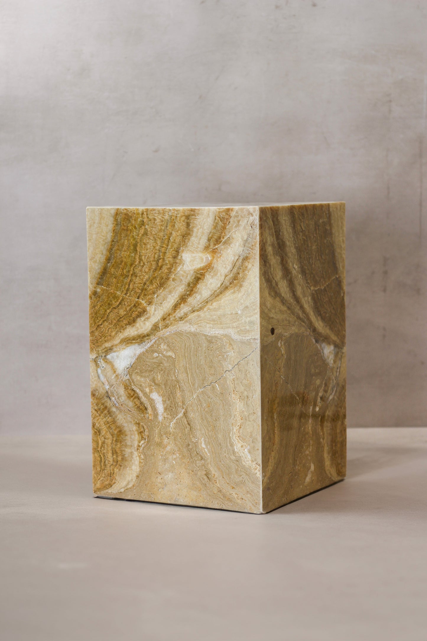 Onyx Side Table Pedestal - Hollow - No 15