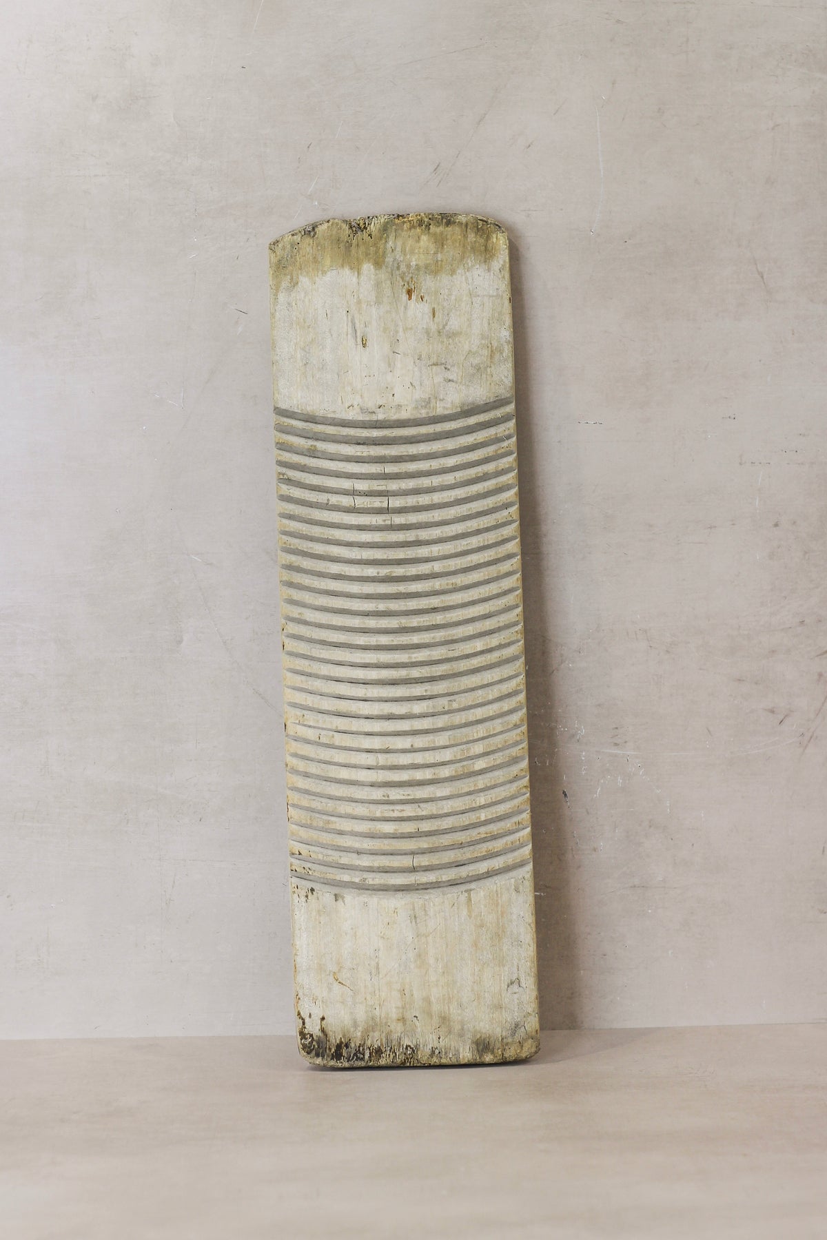 Vintage Elm Wooden Washboard - no 10