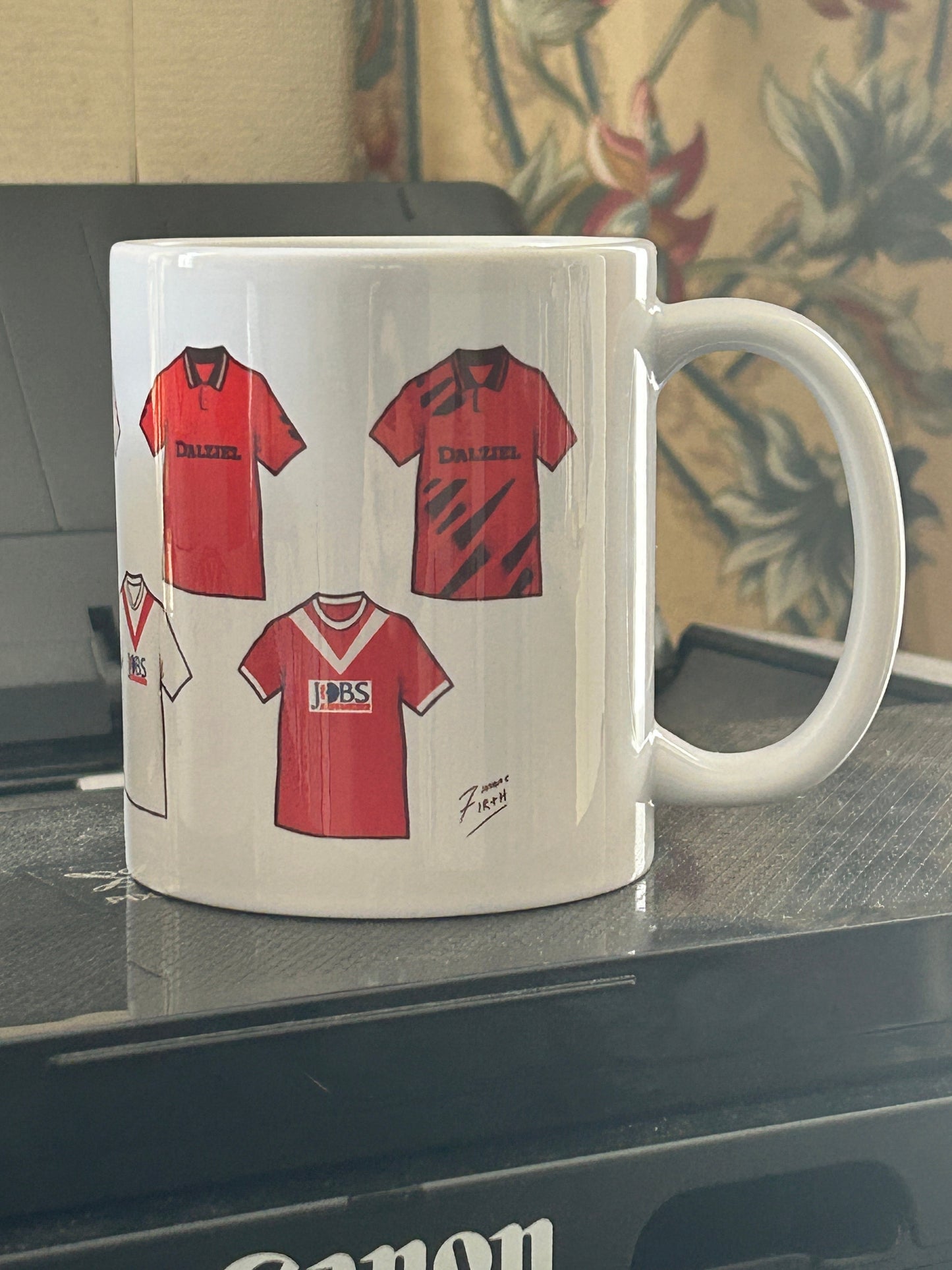 Airdrie Retro Shirts Ceramic Football Mug