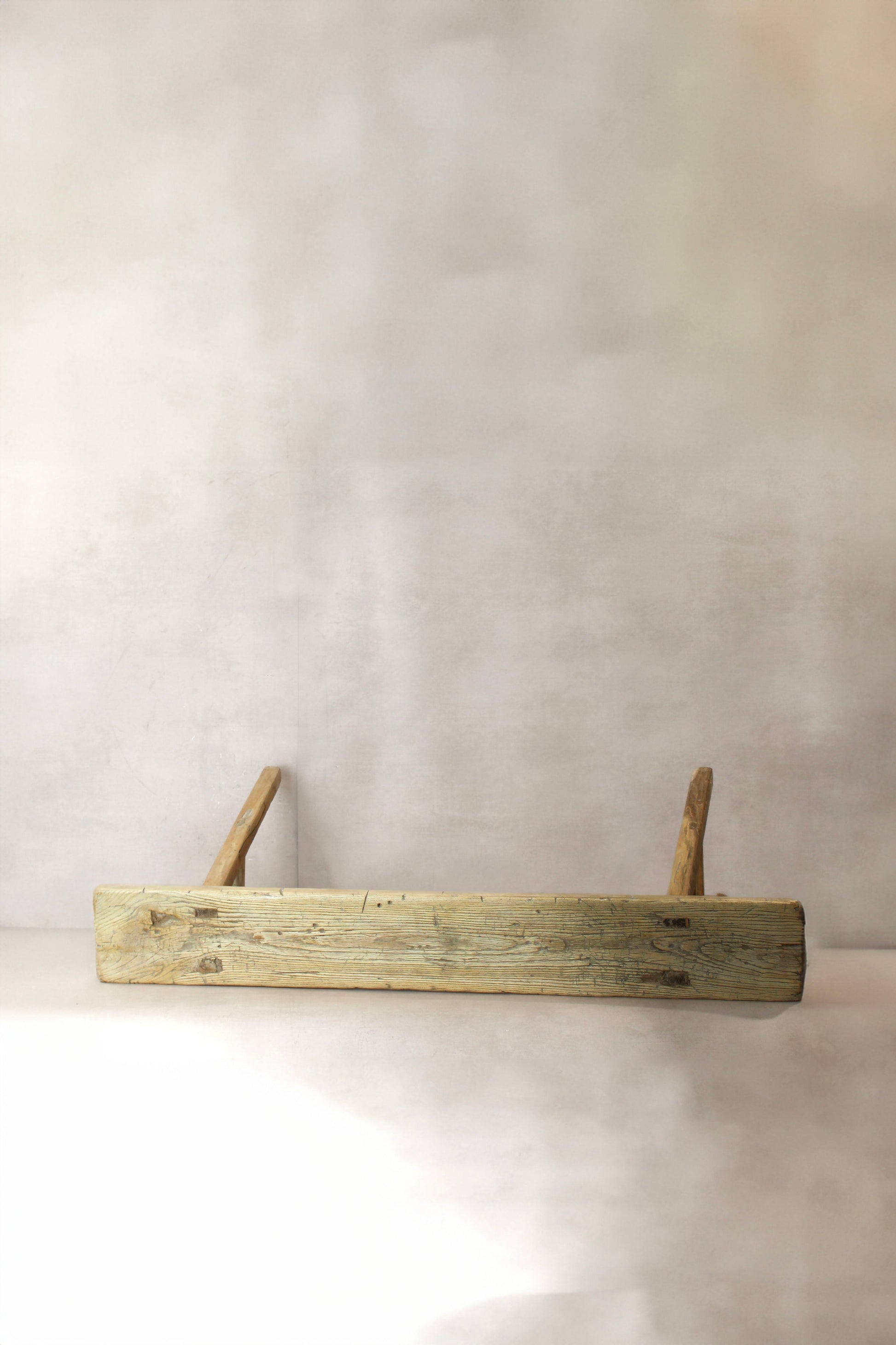 Antique Rustic Elm Skinny Bench 04